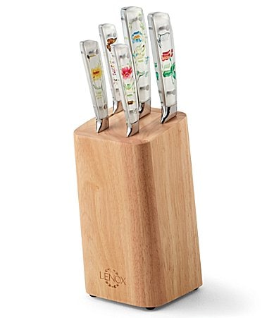 Lenox Butterfly Meadow 6-Piece Knife Block Set
