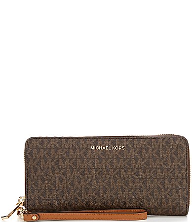 michael kors signature flat wallet