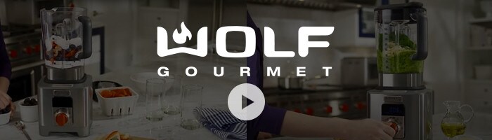 Watch the video about Wolf Gourmet Blender With Red Knob