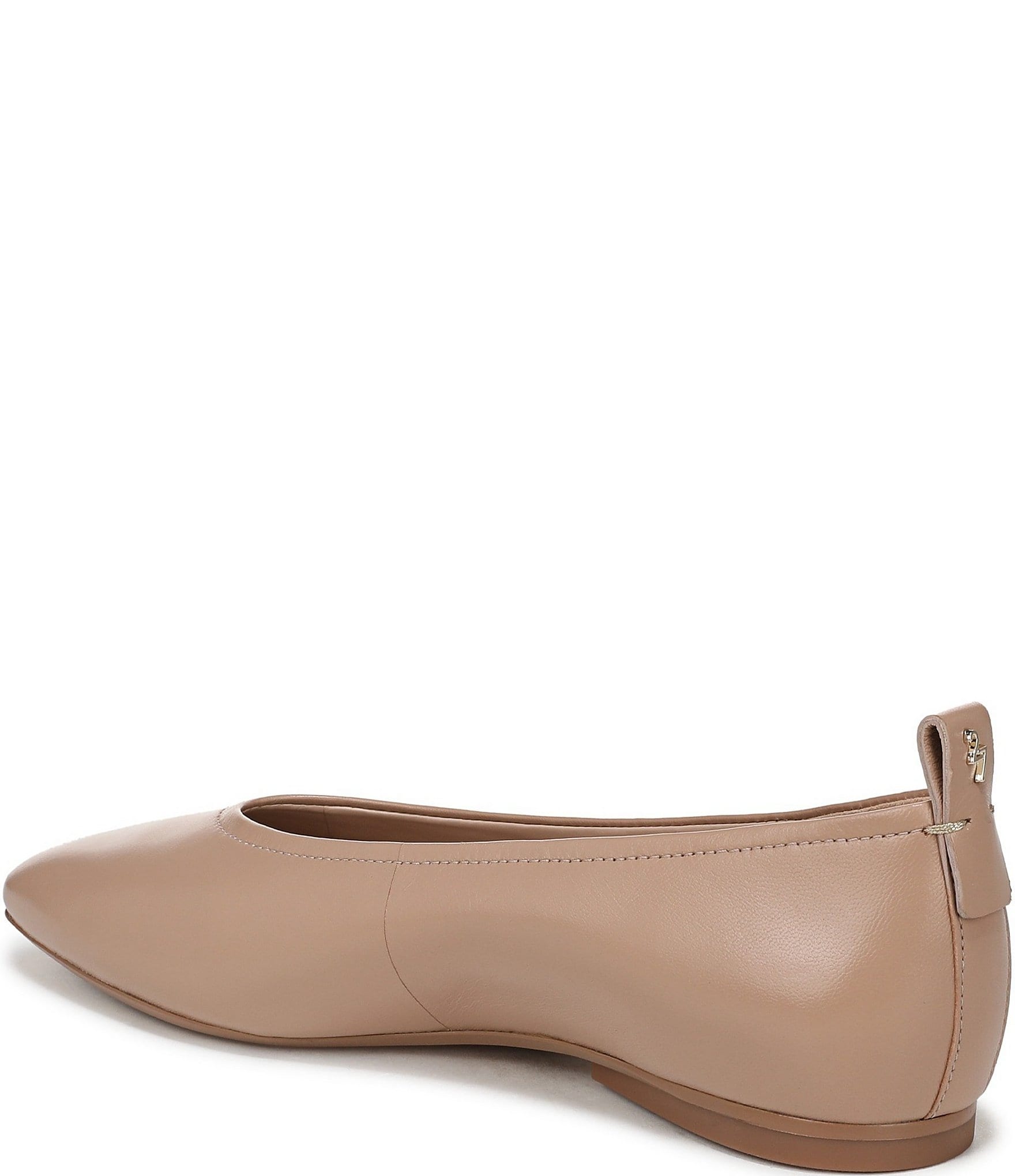Naturalizer 27 EDIT Carla Leather Square Toe Casual Ballet Flats