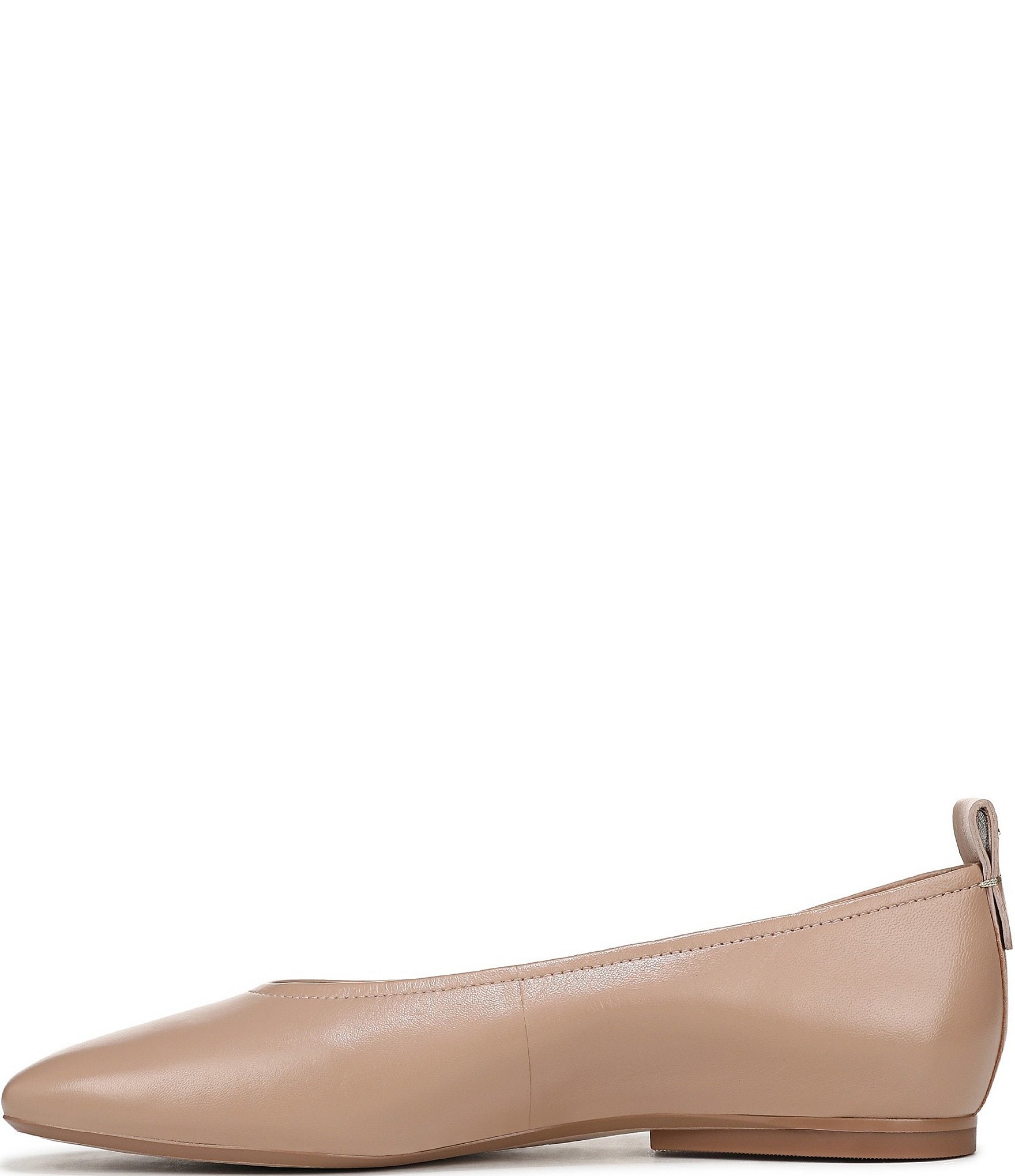 Naturalizer 27 EDIT Carla Leather Square Toe Casual Ballet Flats
