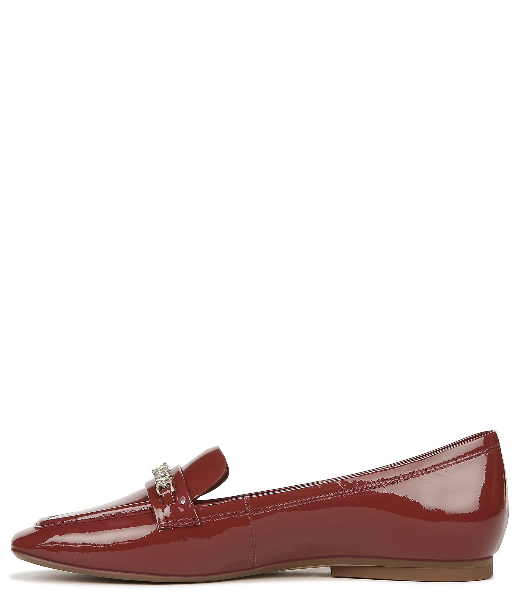 Naturalizer 27 EDIT Clive Patent Leather Chain Detail Slip-On Loafers