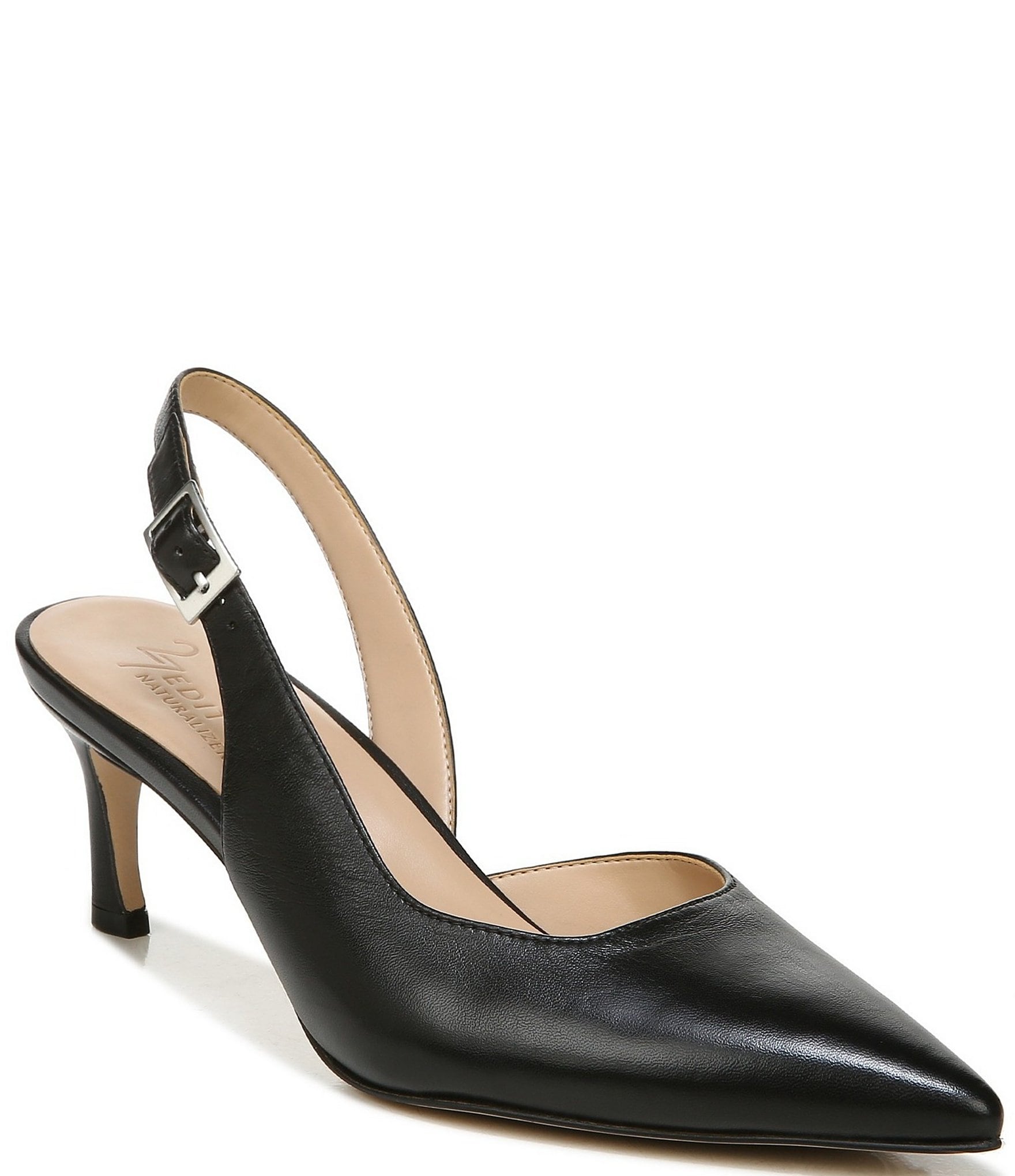 27 EDIT Naturalizer Felicia Leather Slingback Dress Heels | Dillard's