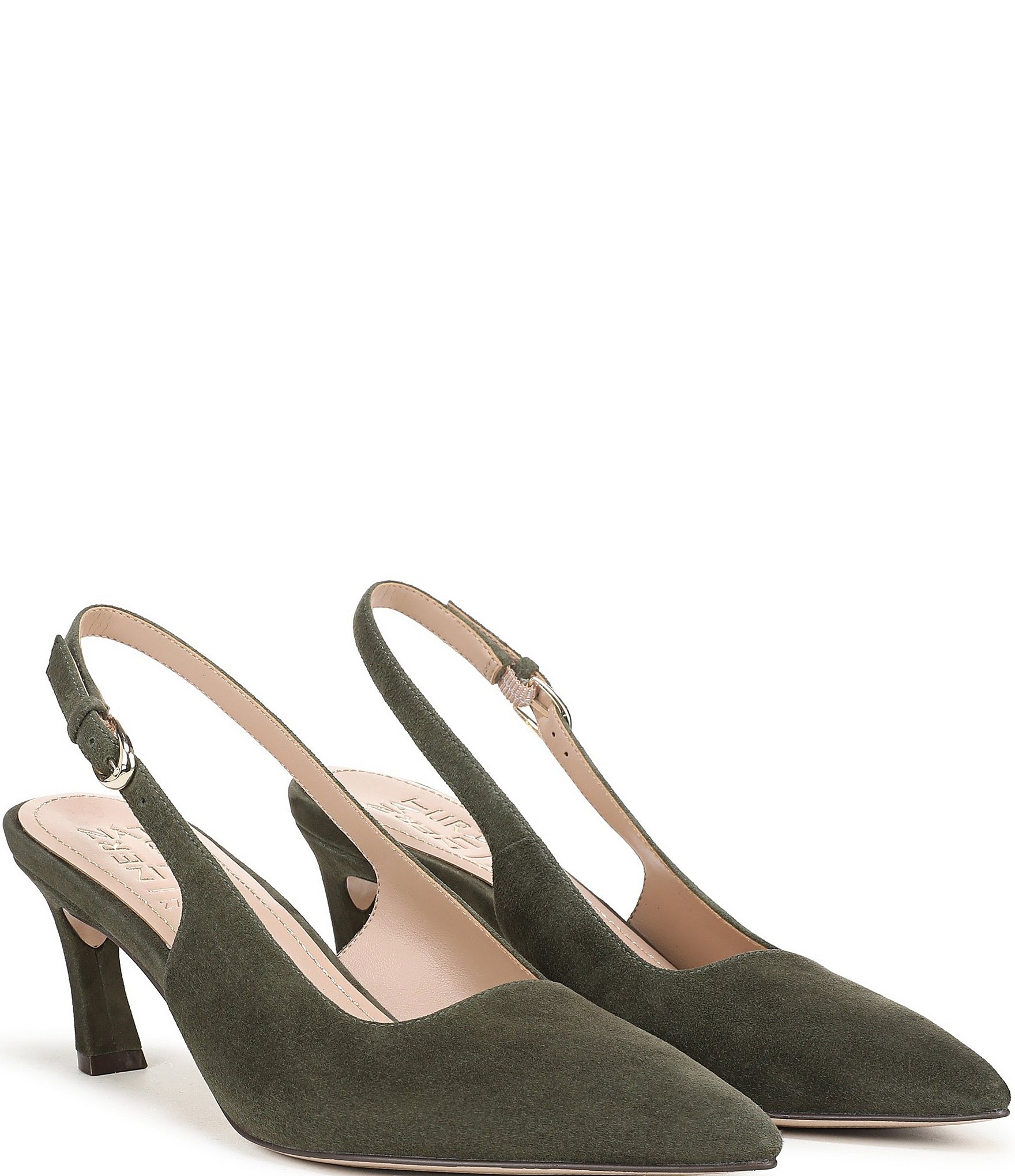Naturalizer 27 EDIT Madison Suede Pointed Toe Slingback Pumps