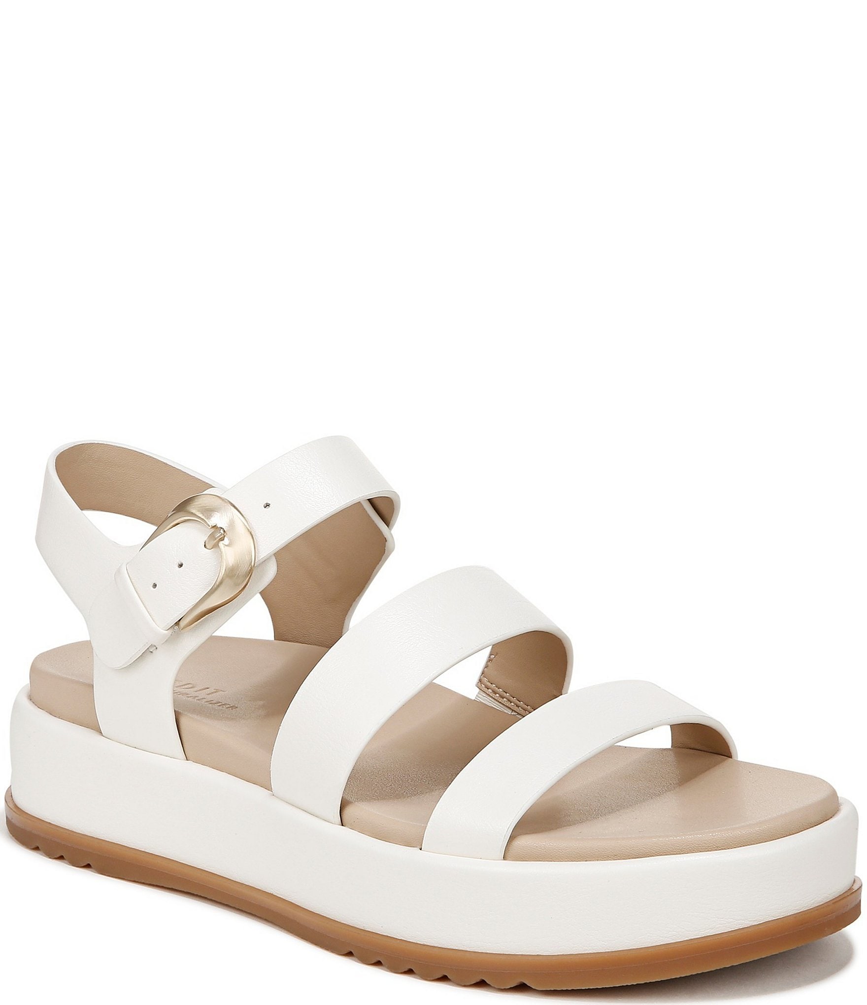 Leather zirinas in various colors with a wide strap - Sandals for women