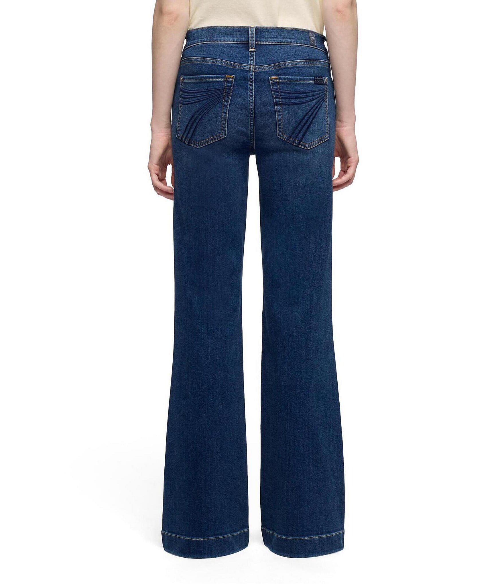 7 For All Mankind Tailorless Dojo Flare Leg Jeans