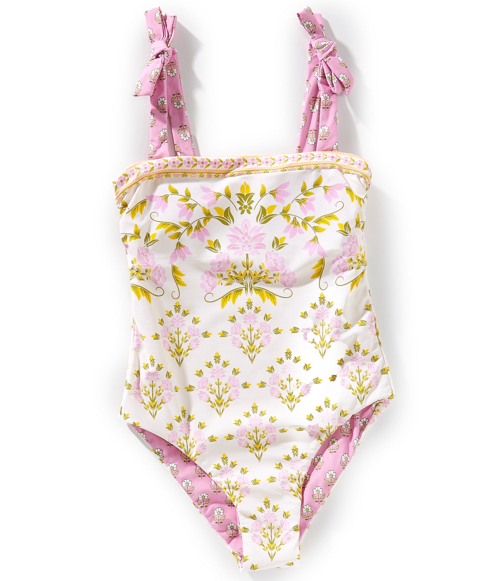 A Loves A Big Girls 7-16 Bandeau One-Piece Swimsuit | Dillard's