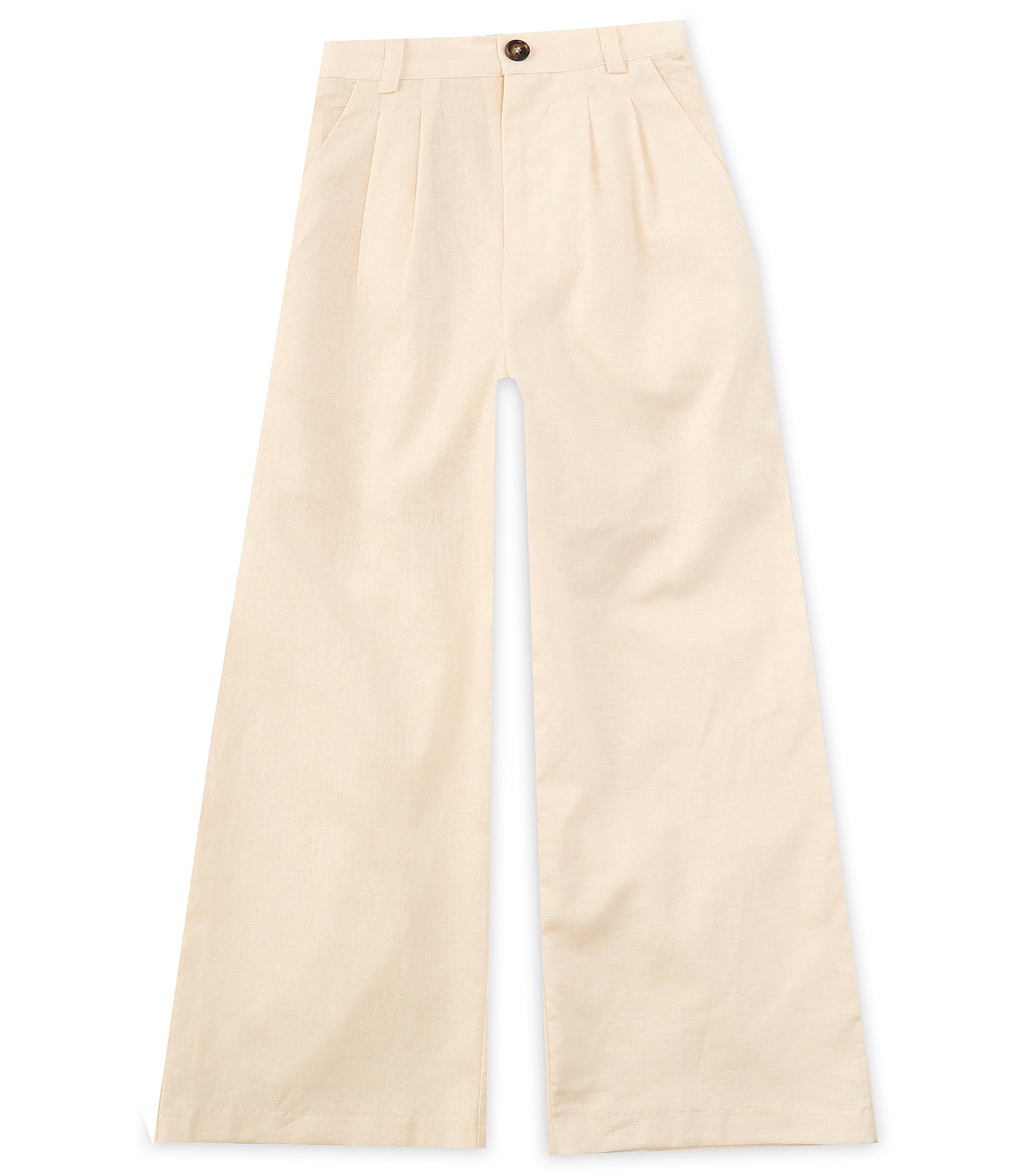 A Loves A Big Girls 7-16 Linen Blend Trouser Pants | Dillard's
