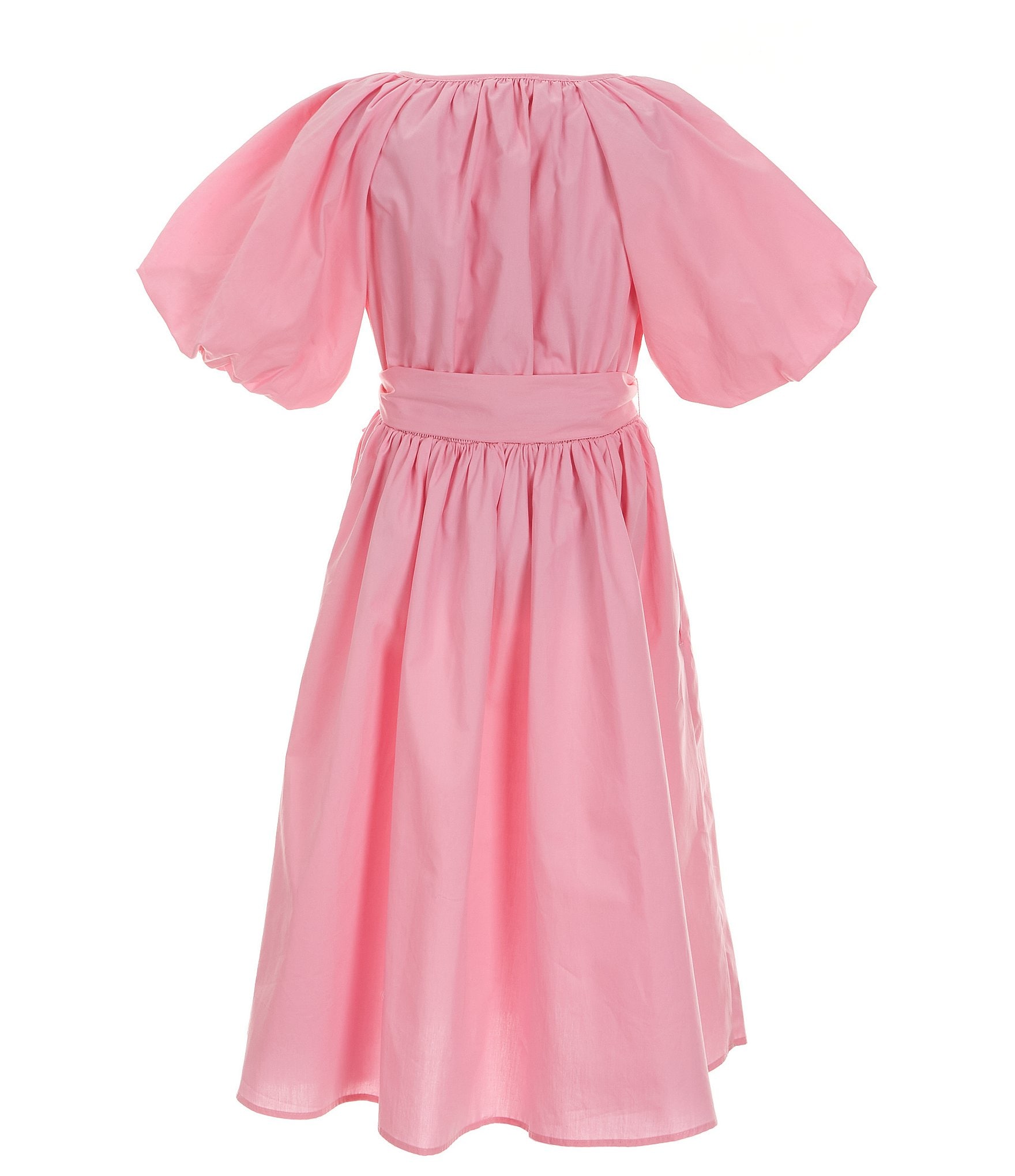 A Loves A Big Girls 7-16 Short Bubble Sleeve Midi Dress