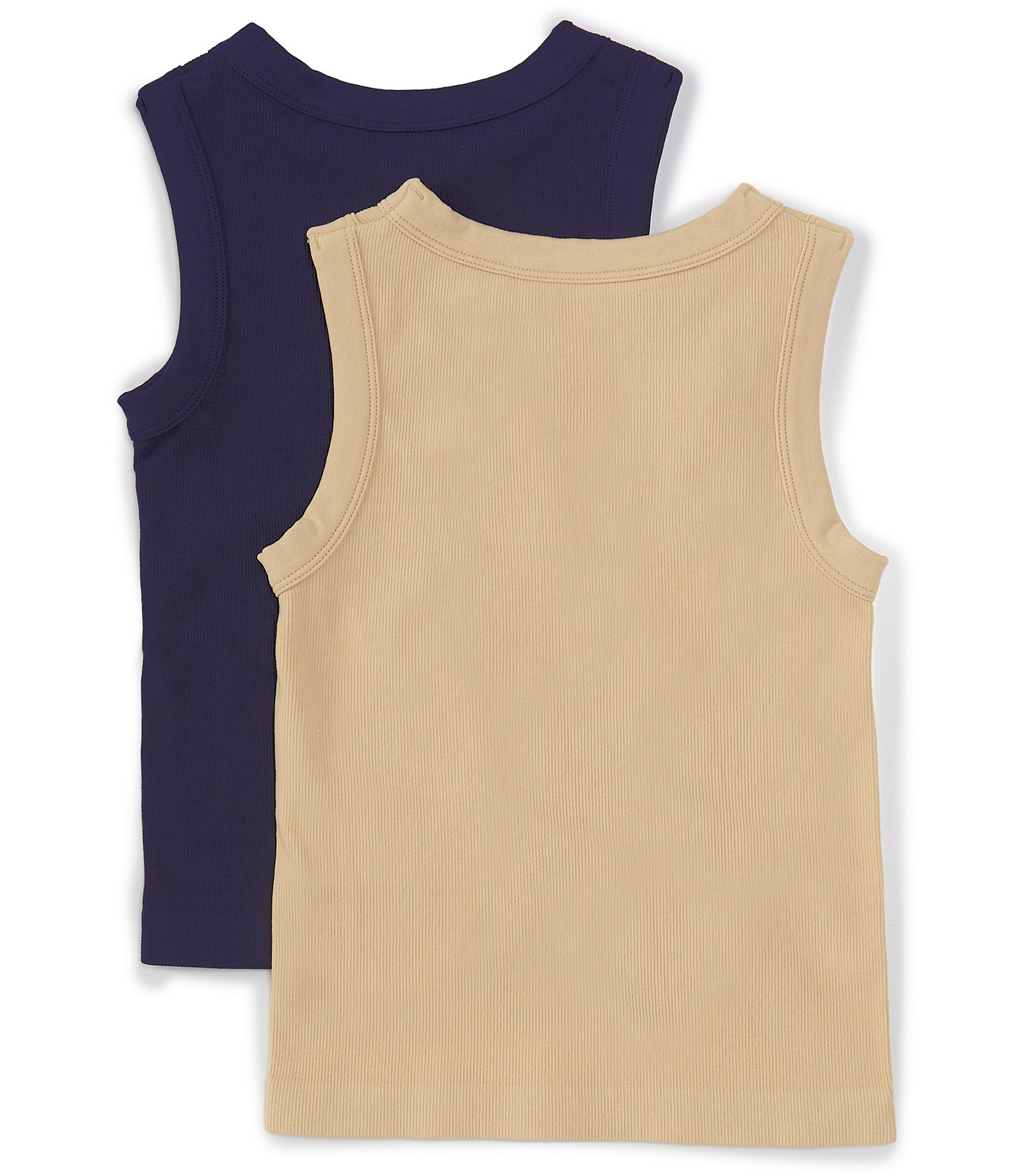 A Loves A Big Girls 7-16 Sleeveless 2-Pack Seamless Tank