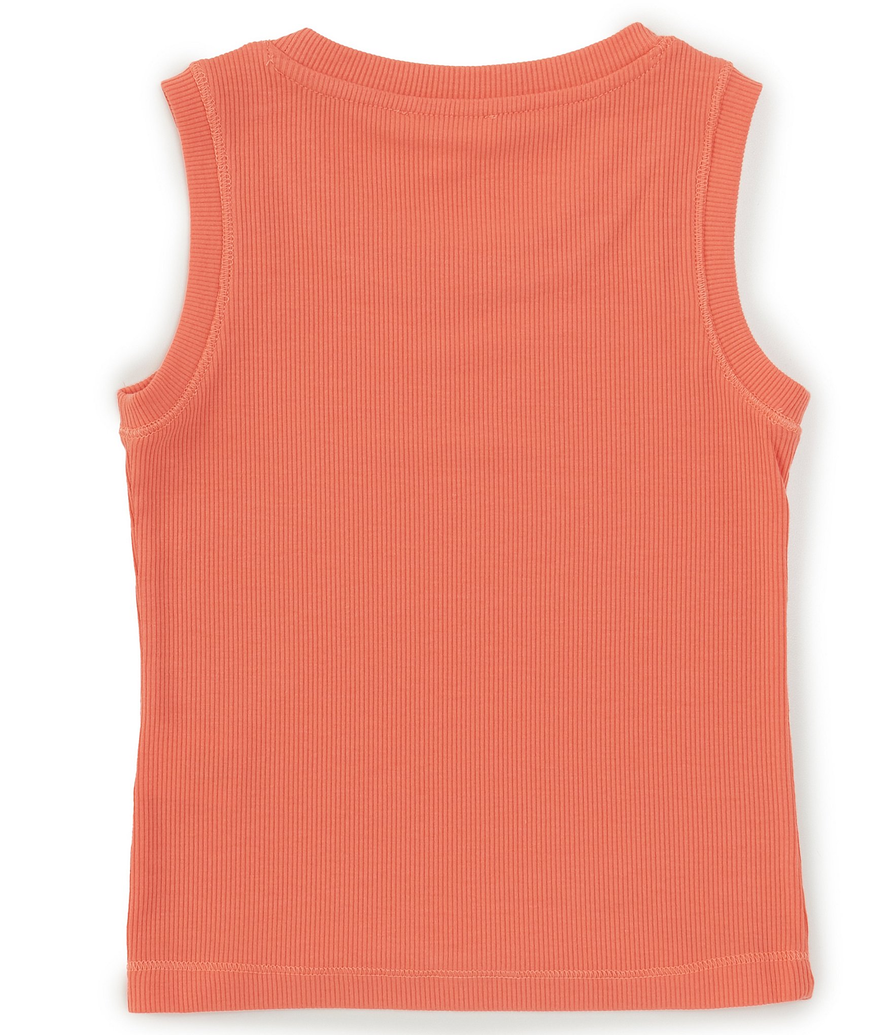 A Loves A Big Girls 7-16 Sleeveless Ribbed Tank Top