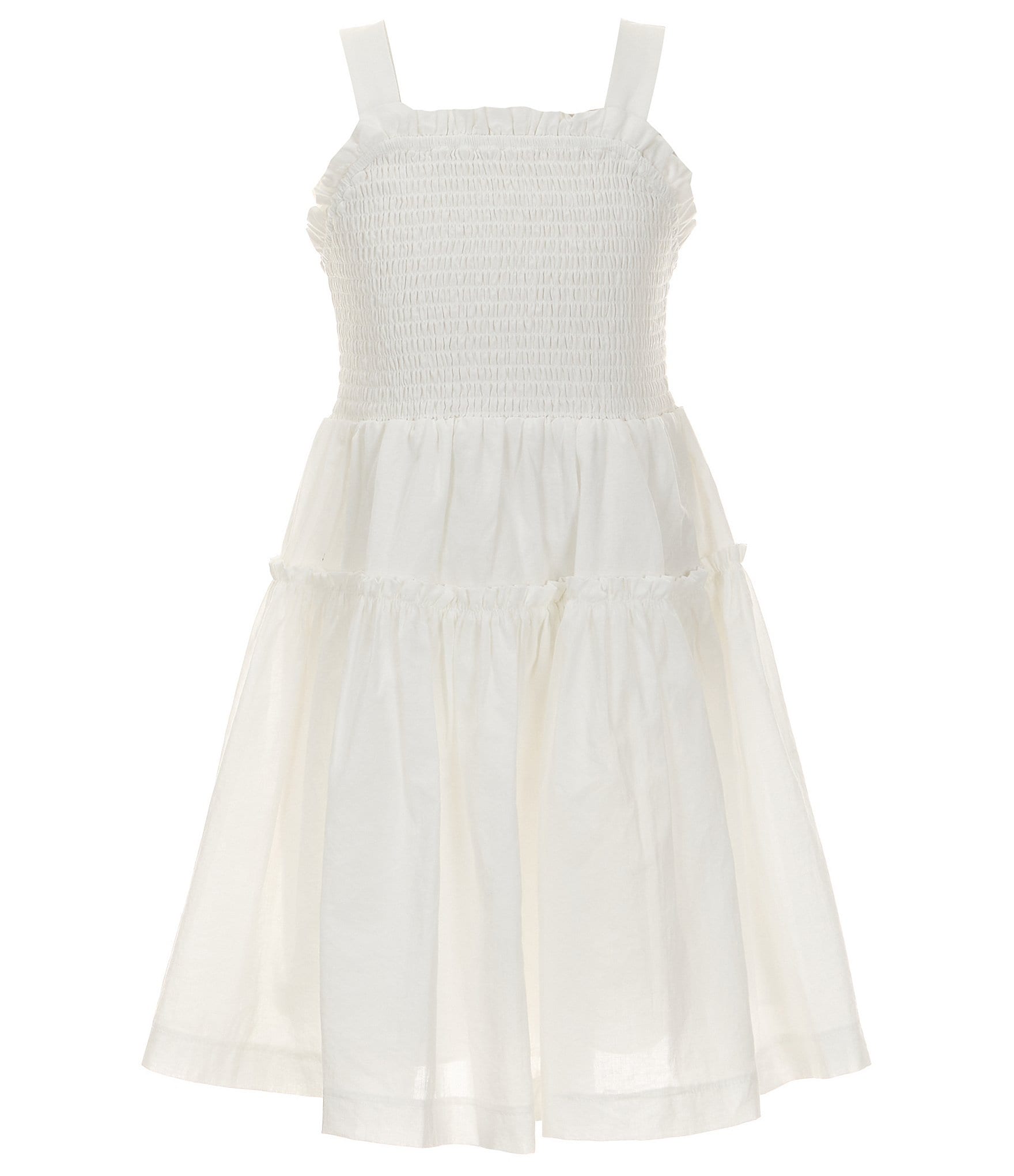 A Loves A Big Girls 7-16 Sleeveless Smocked Dress