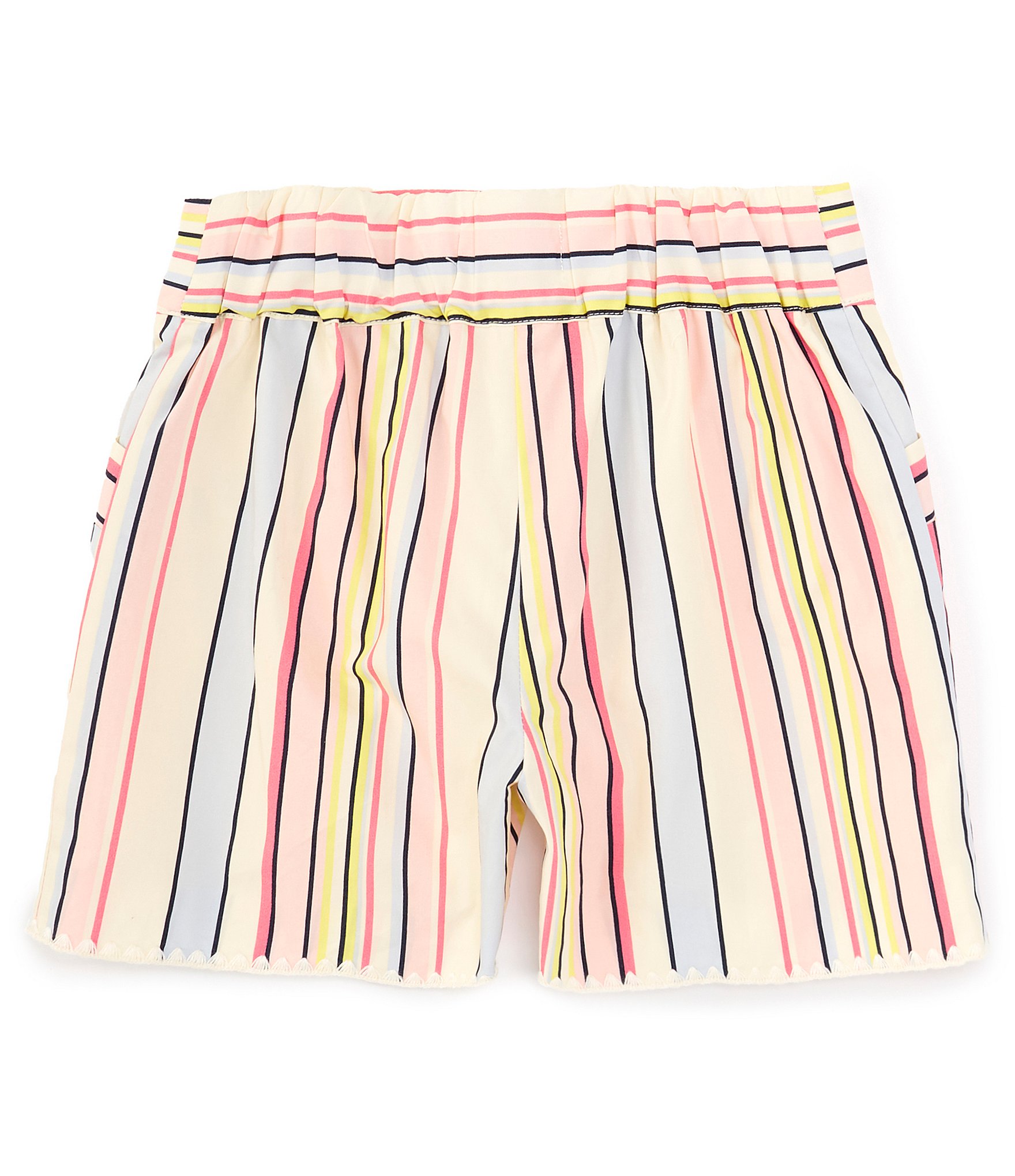 A Loves A Big Girls 7-16 Striped Mini Trouser Short