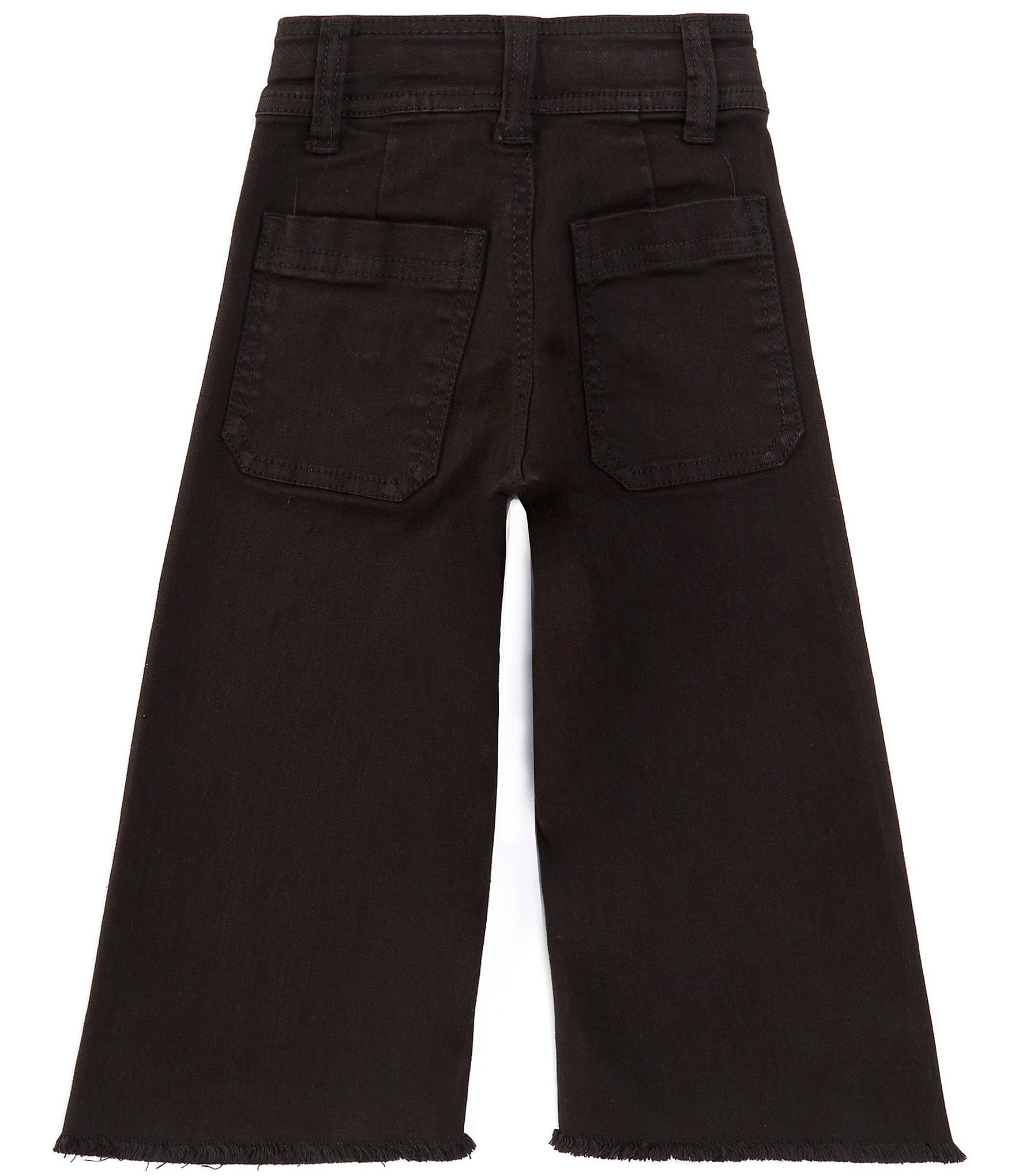 A Loves A Big Girls 7-16 Wide Leg Denim Pants