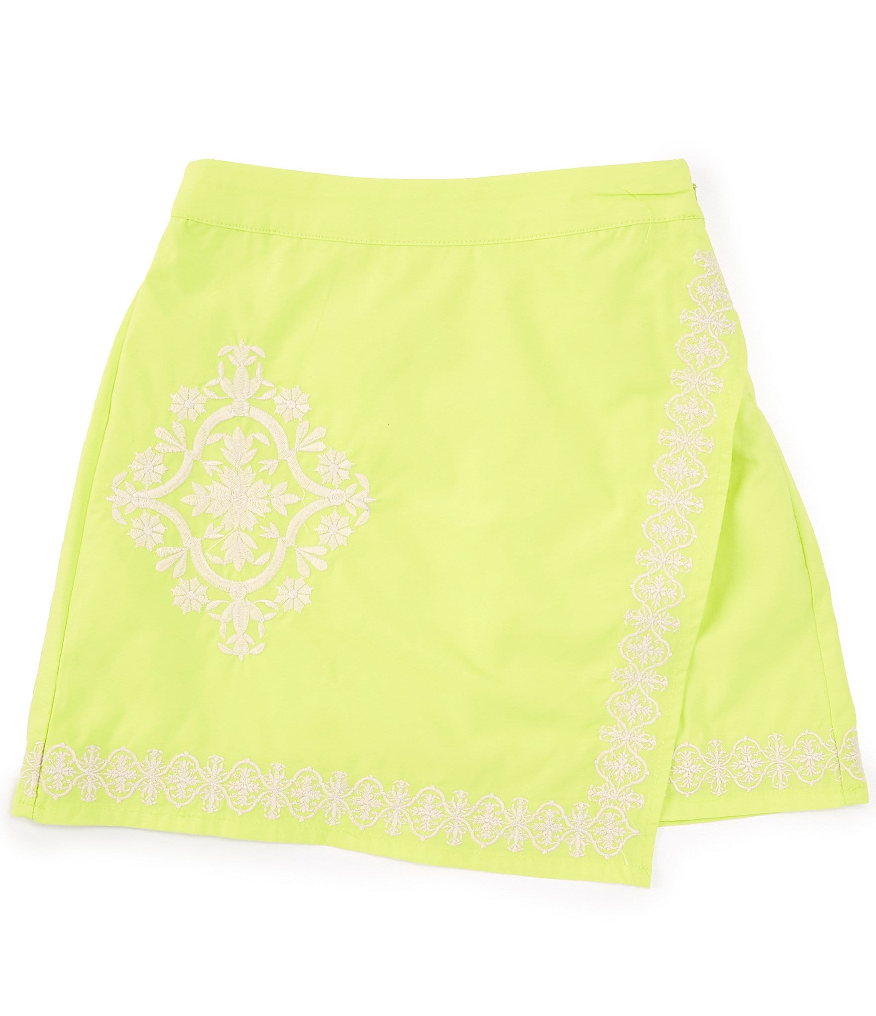 A Loves A Big Girls 7-16 Wrap Mini Skirt