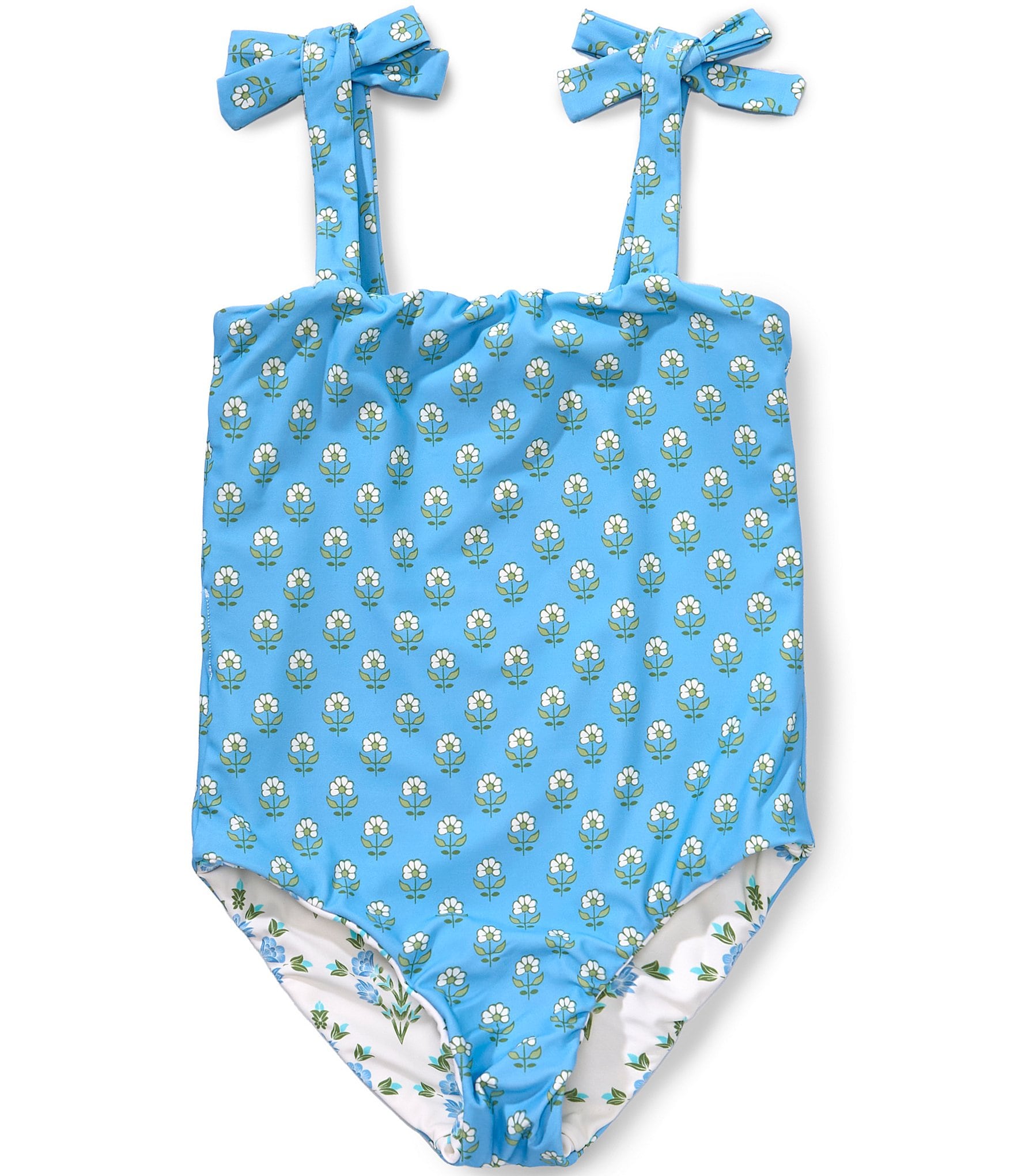 A Loves A Girls Reversible Bandeau One-Piece Swimsuit
