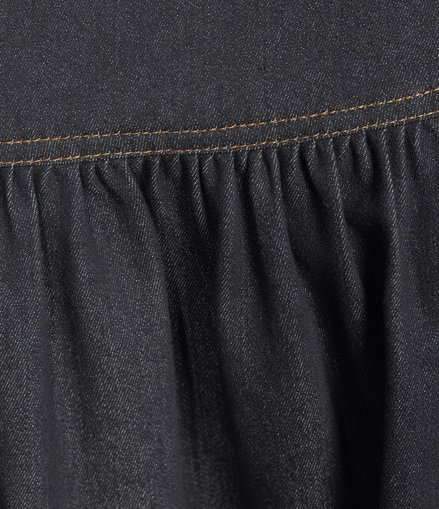 A Loves A High Rise A-Line Coordinating Denim Midi Skirt