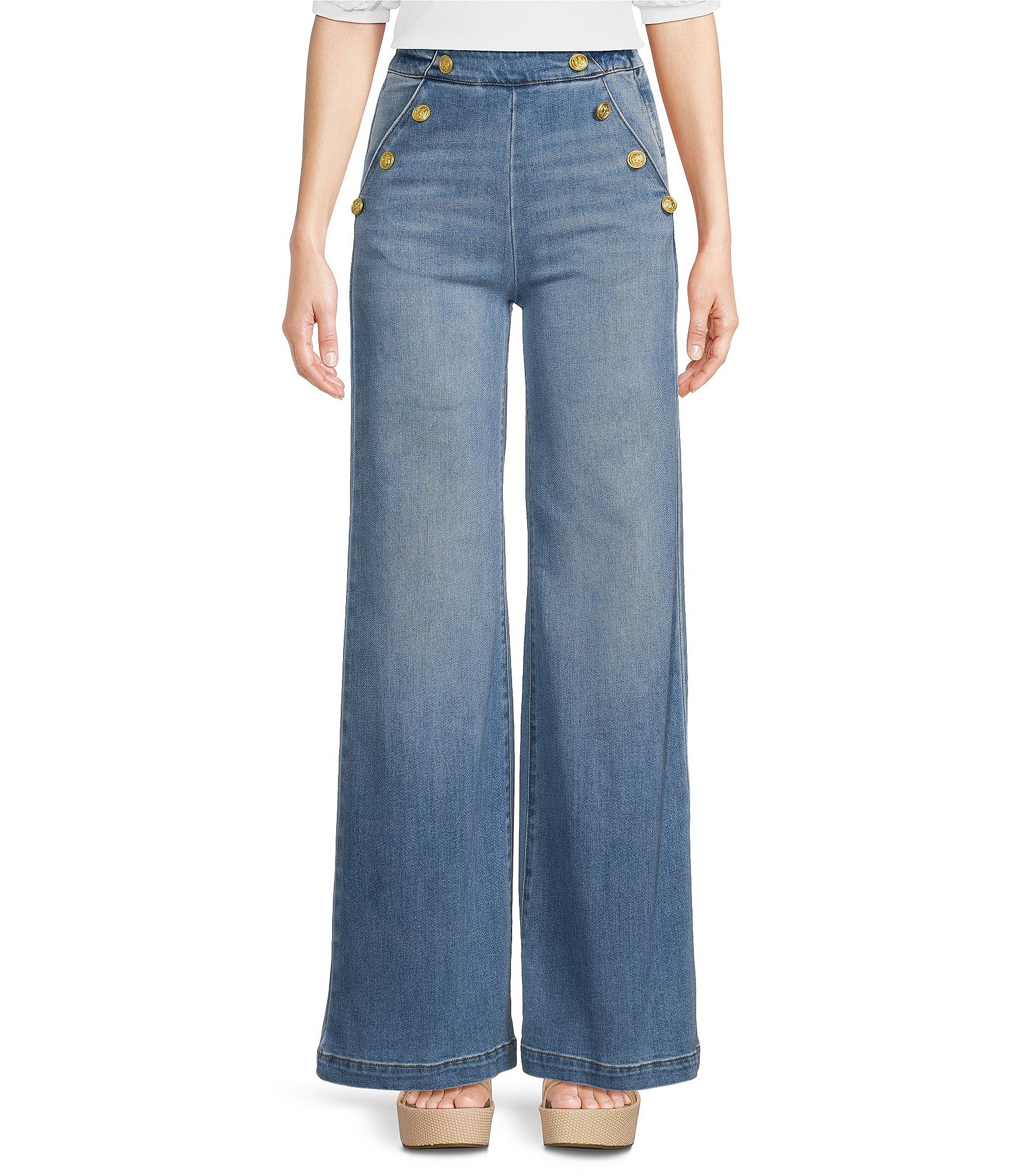 Plus size shops sailor jeans