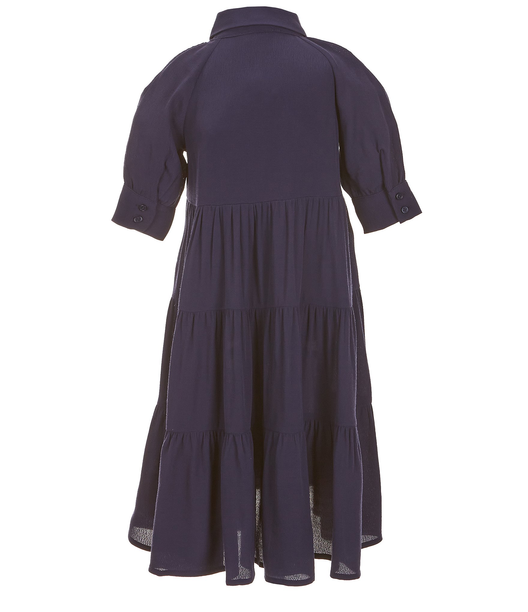 A Loves A Little Girls 2T-6X Balloon Sleeve A-Line Midi Dress