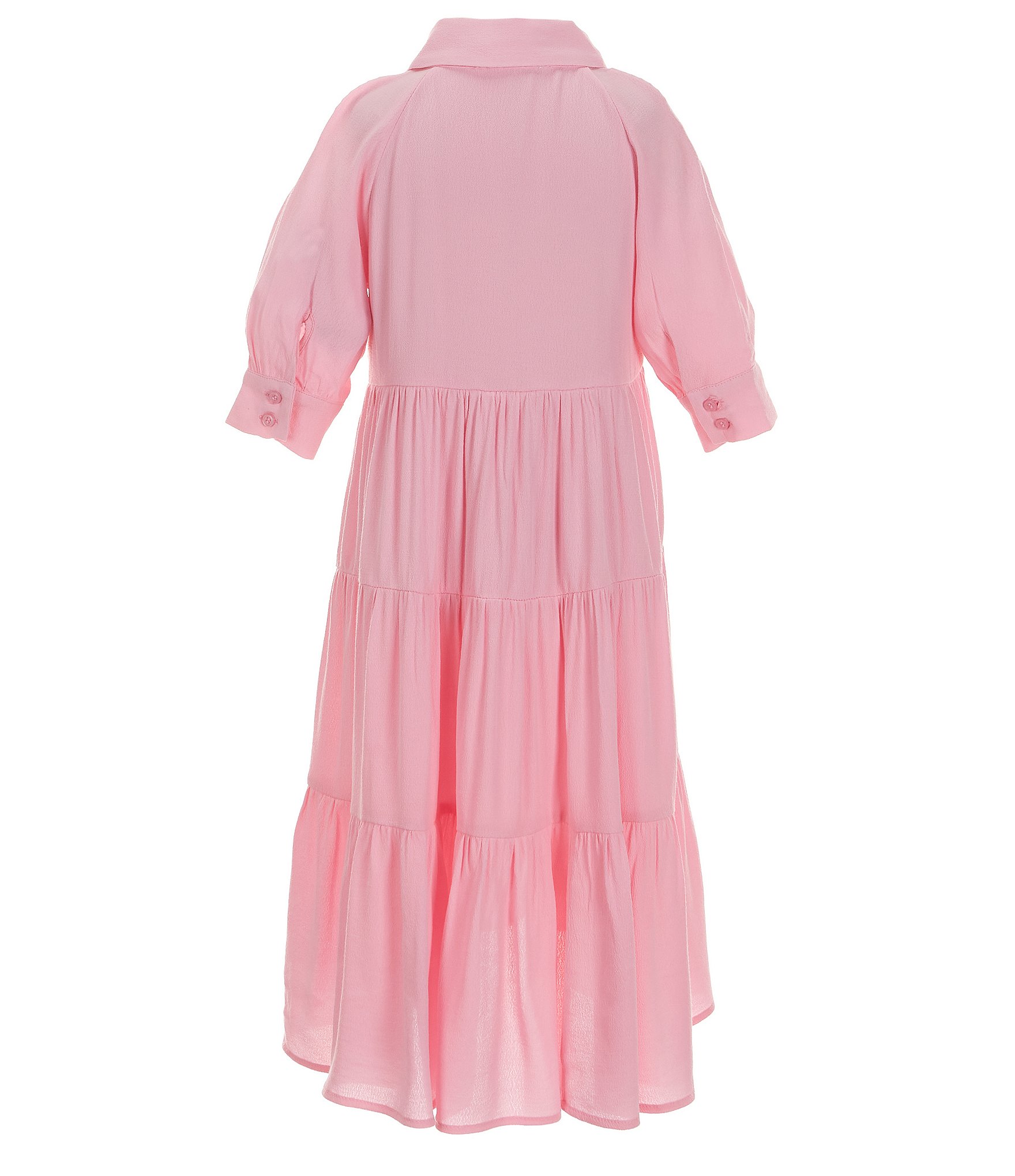 A Loves A Little Girls 2T-6X Balloon Sleeve A-Line Midi Dress