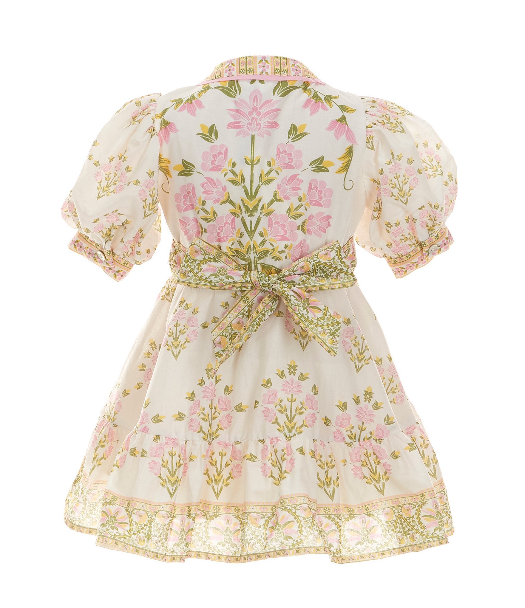 A Loves A Little Girls 2T-6X Bubble Sleeve Floral Dress