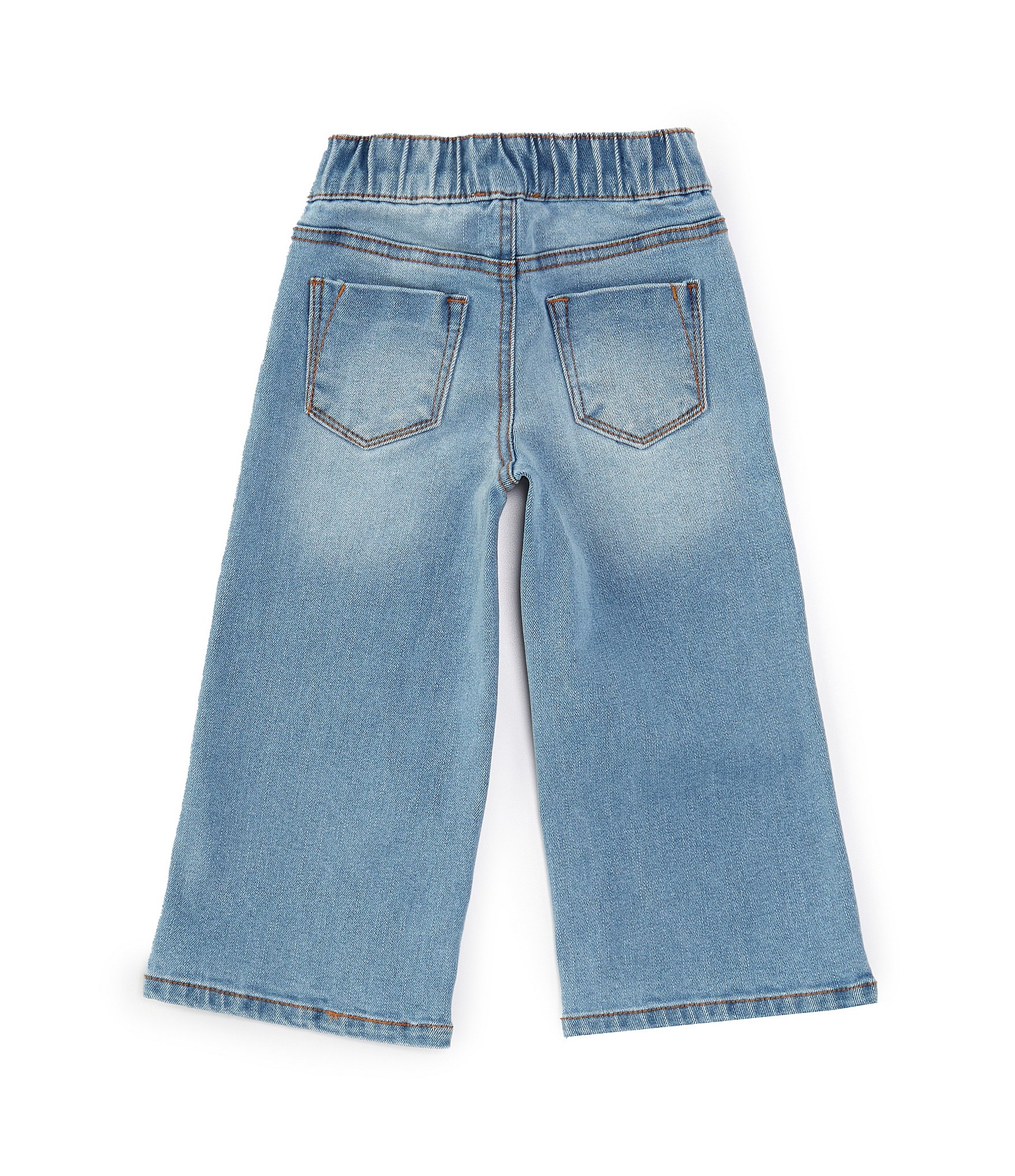 A Loves A Little Girls 2T-6X Denim Patch Pocket Pants