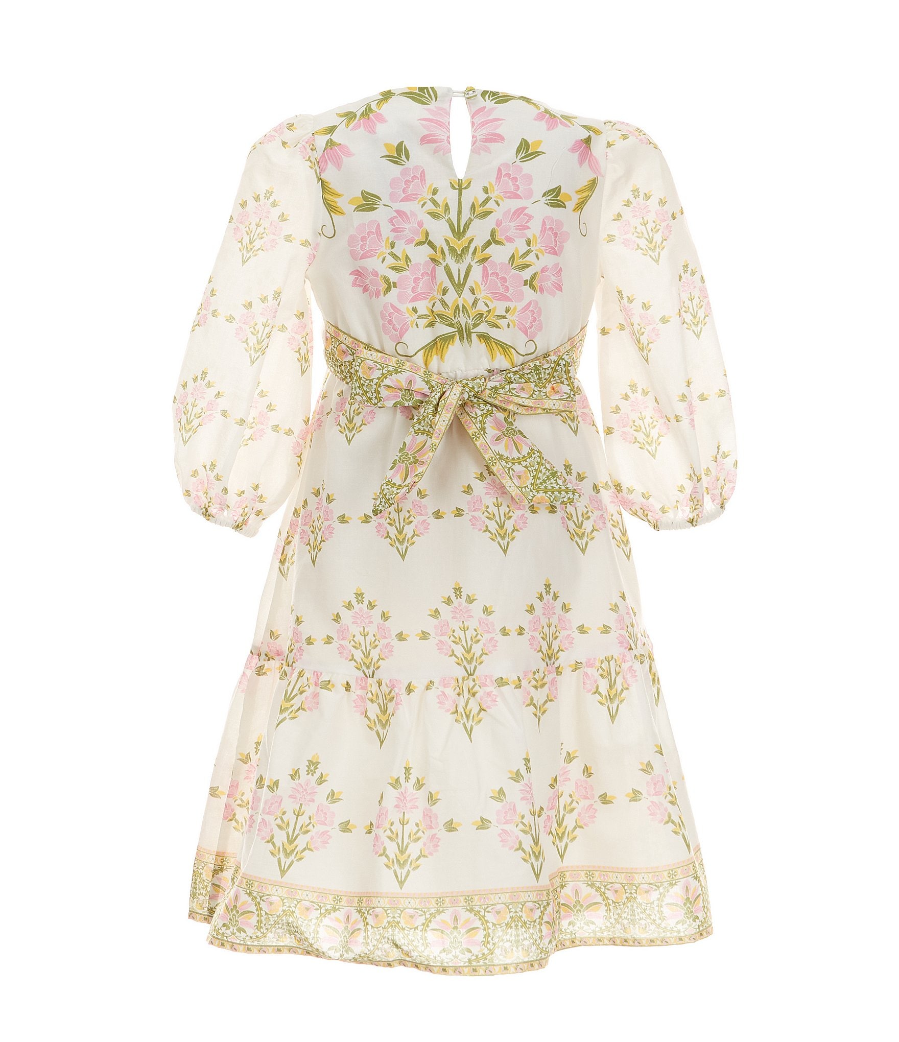 A Loves A Little Girls 2T-6X Long-Sleeve Tiered Floral Dress