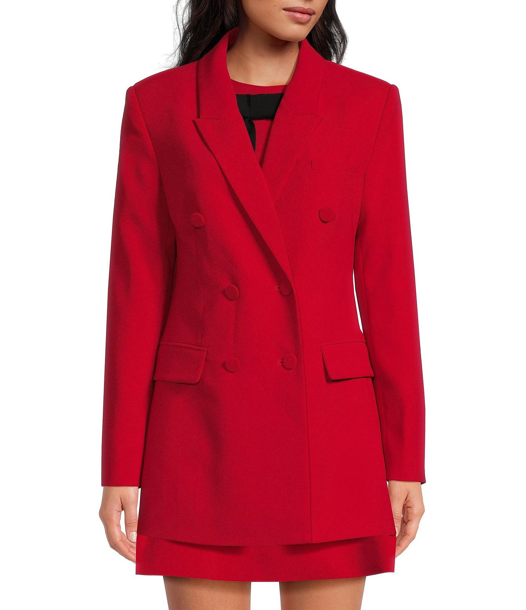 Women's blazer with breast on sale pocket