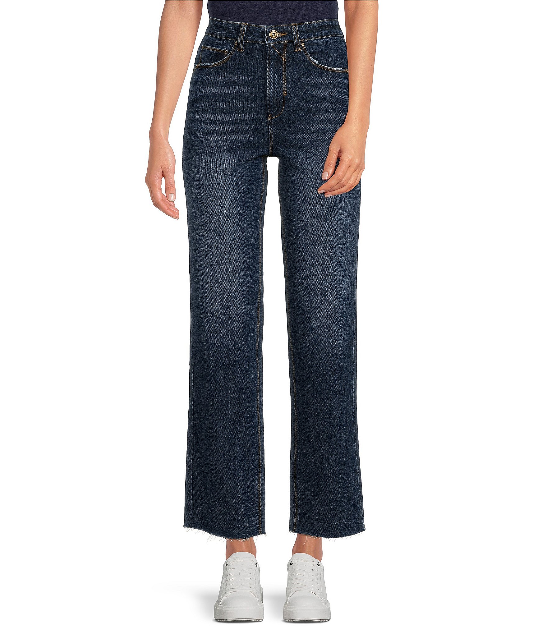 A Loves A Straight Leg Full Length Denim Jeans | Dillard's