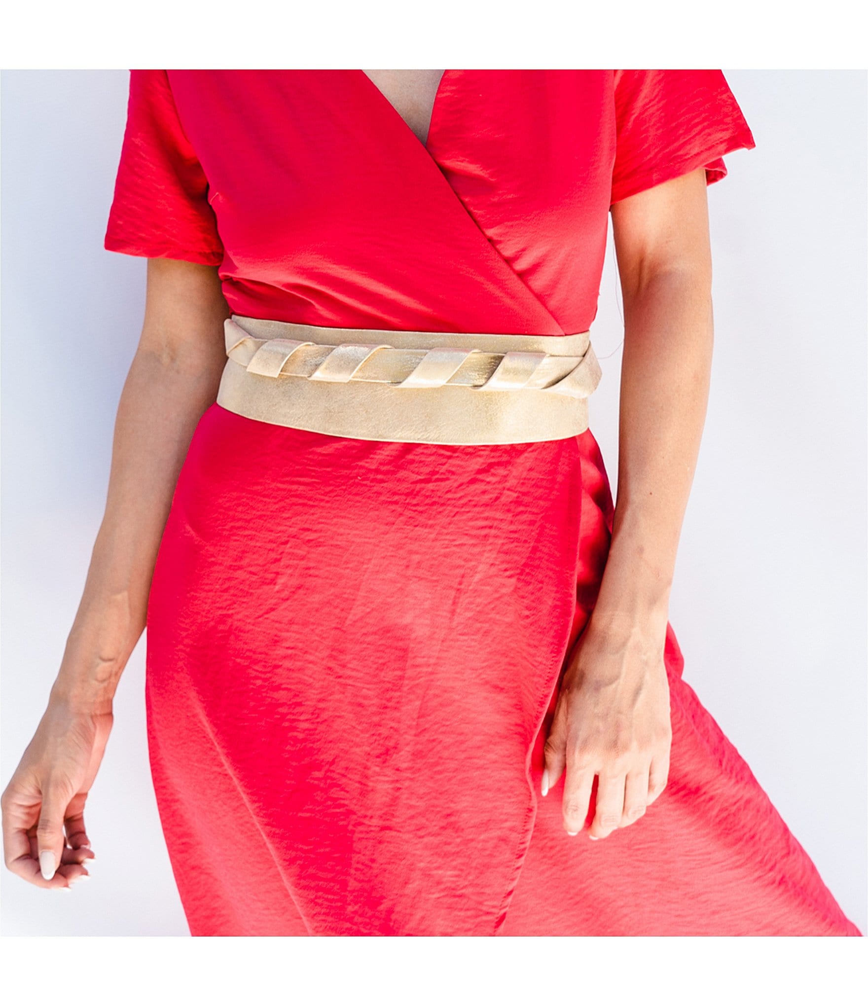 ADA Classic Metallic Wrap Belt