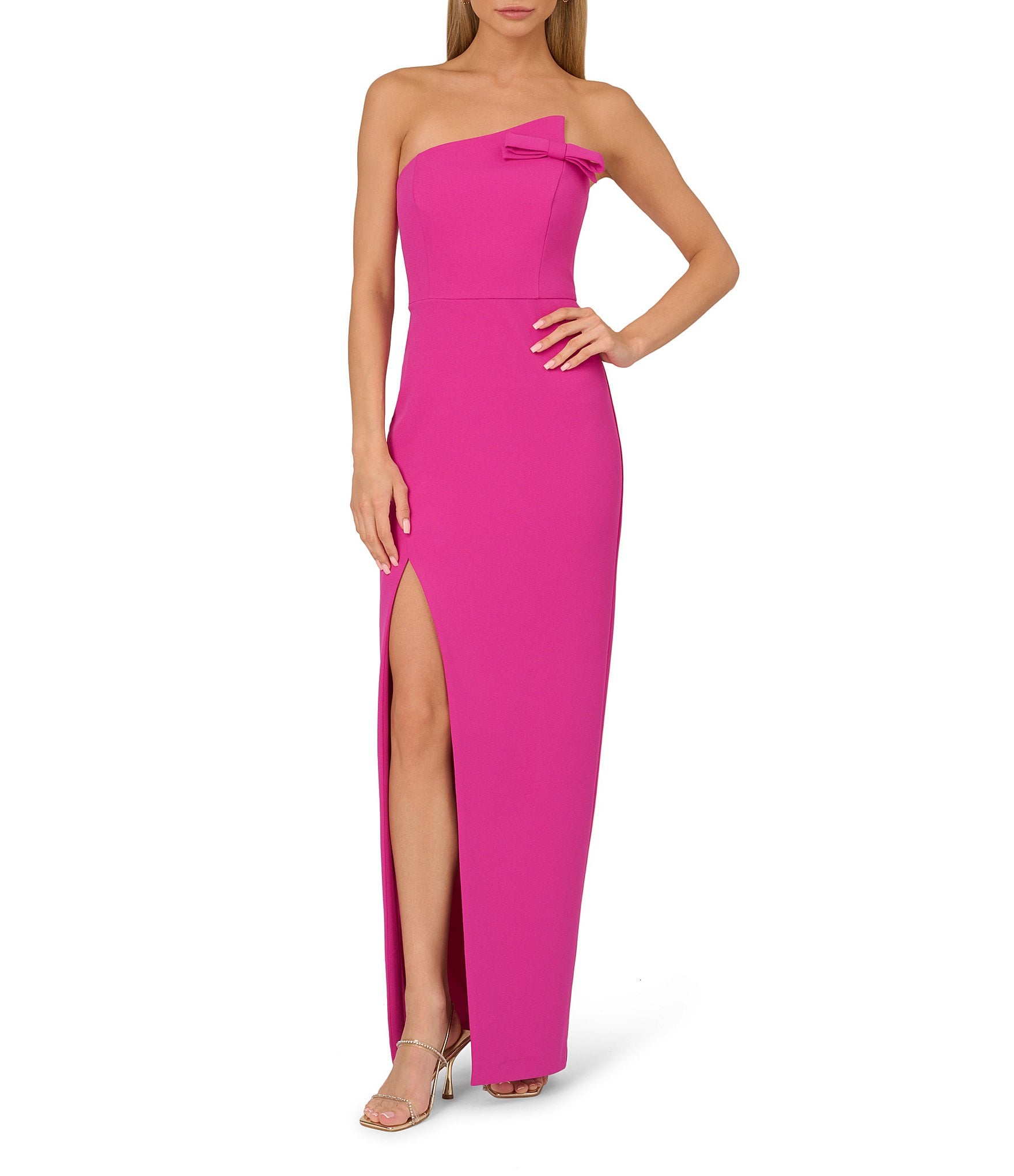 Adrianna high quality Papell Evening Strapless Dress