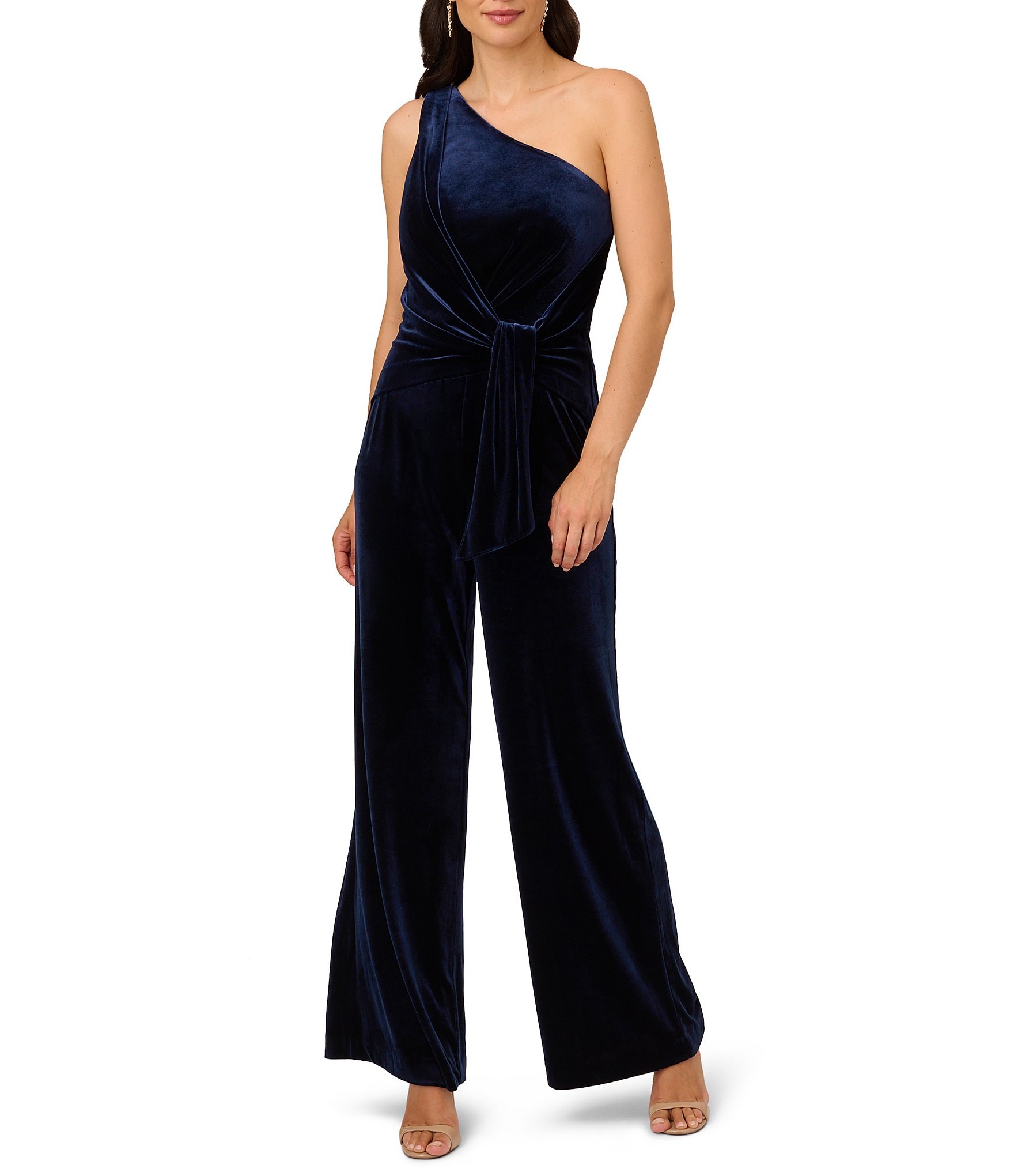 top○Rulfepy Women One Off Shoulder Long Jumpsuit Evening Party