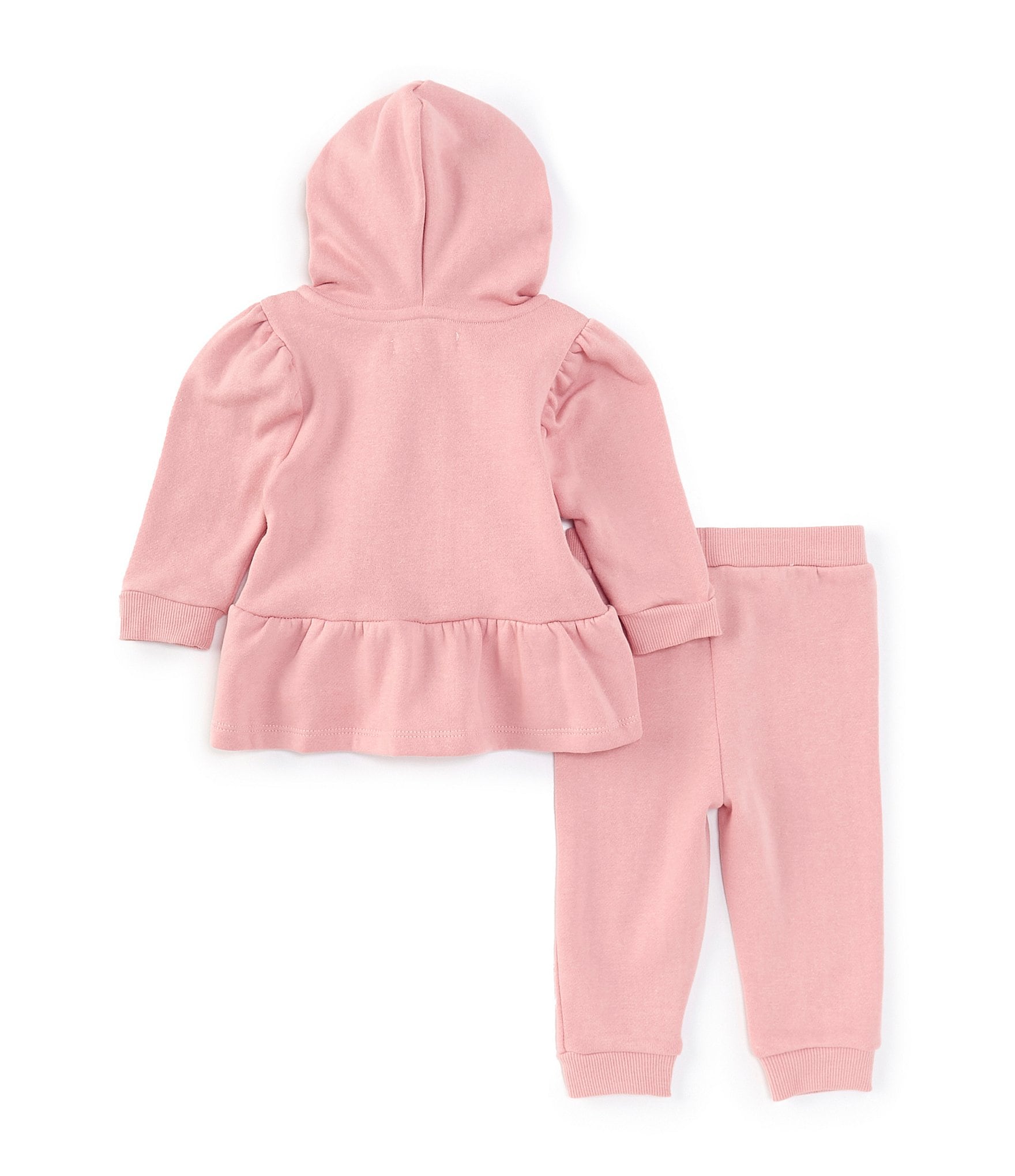 Adventurewear 360 Baby Girls 12-24 Months Long Sleeve Schiffli Hooded Jogger Set