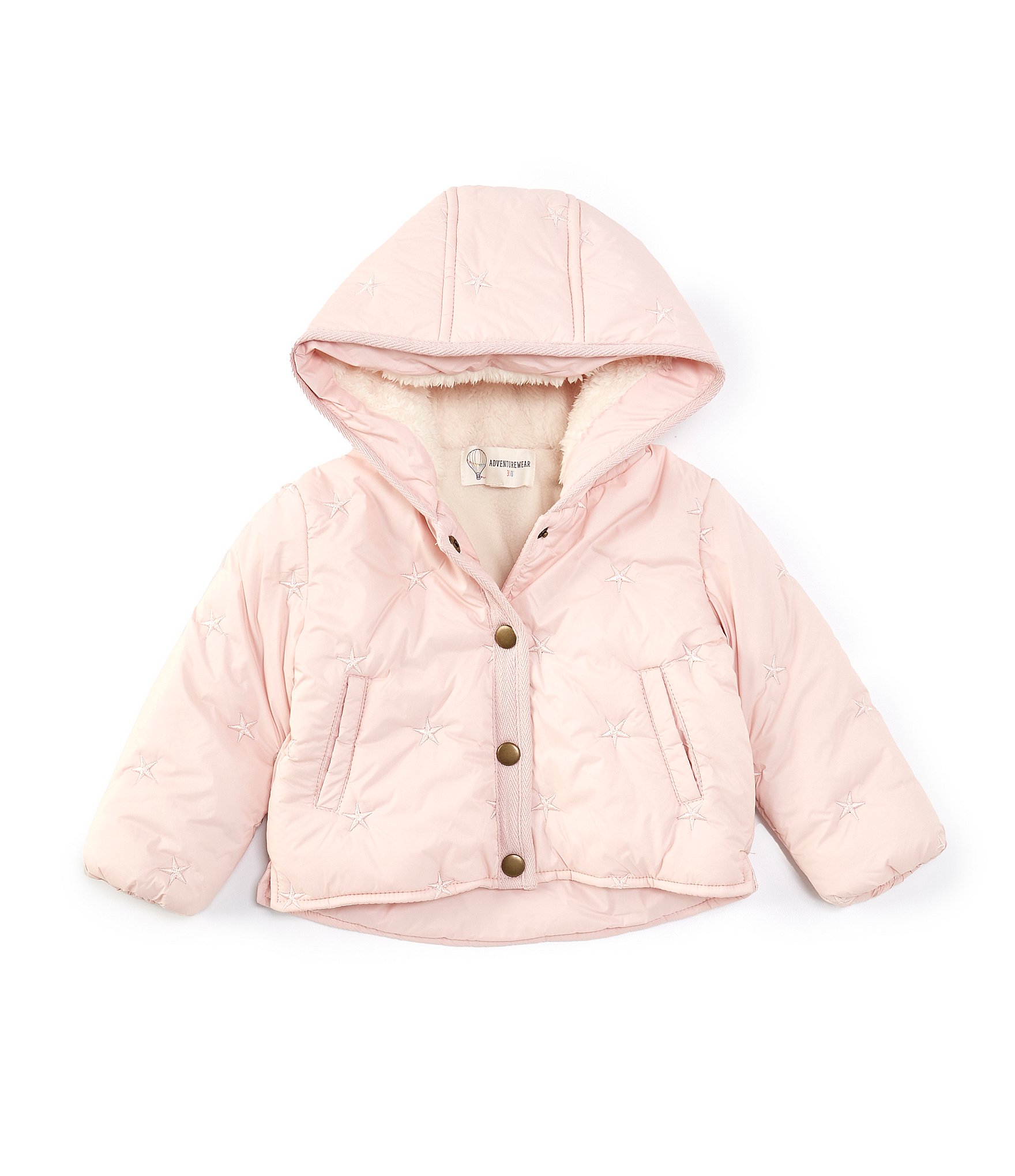 Adventurewear 360 Baby Girls 12-24 Months Star Quilted Jacket