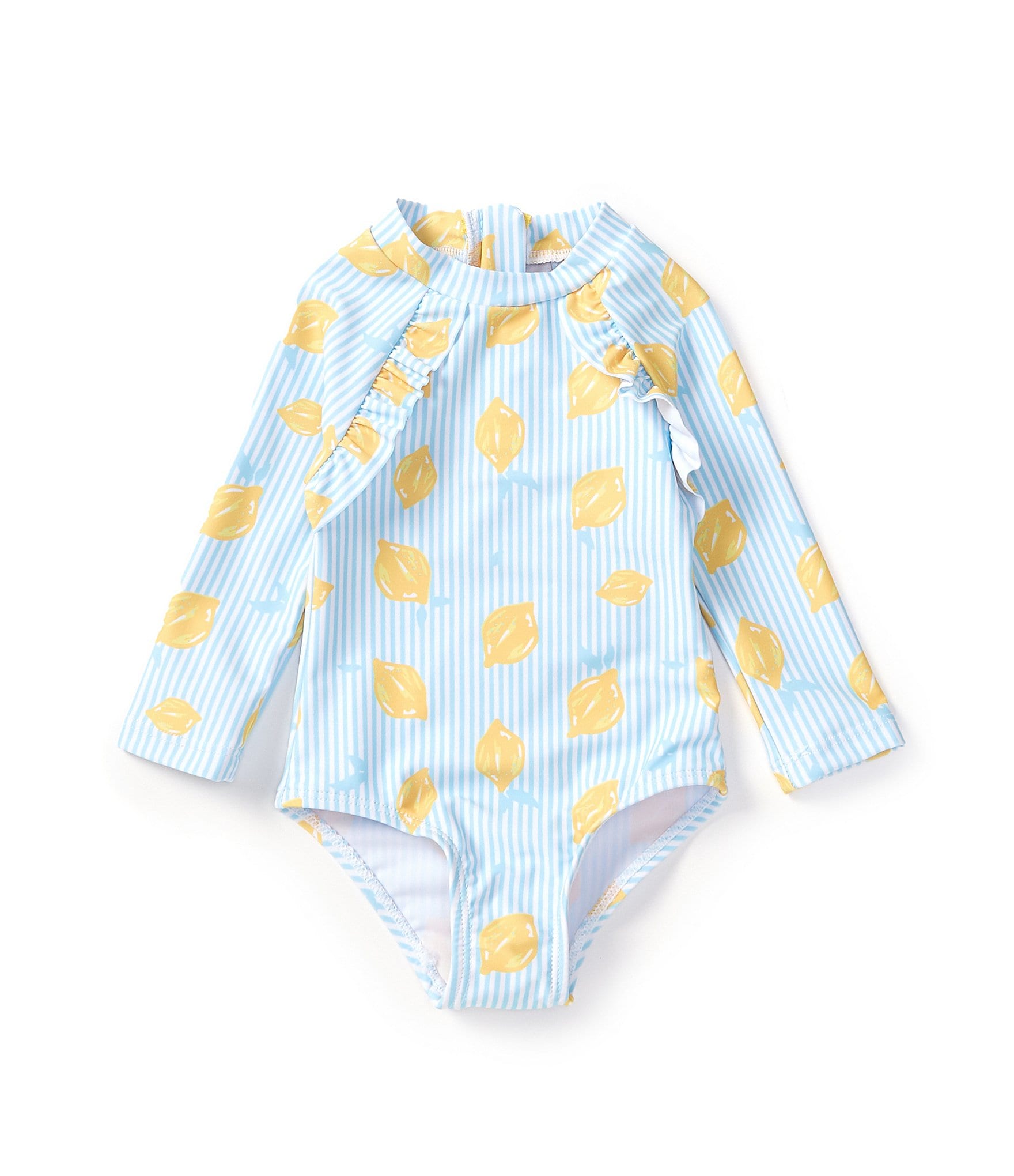 Adventurewear 360 Baby Girl 3-24 Month Square Neck Flutter Sleeve Gingham &  Bunny Print Dress