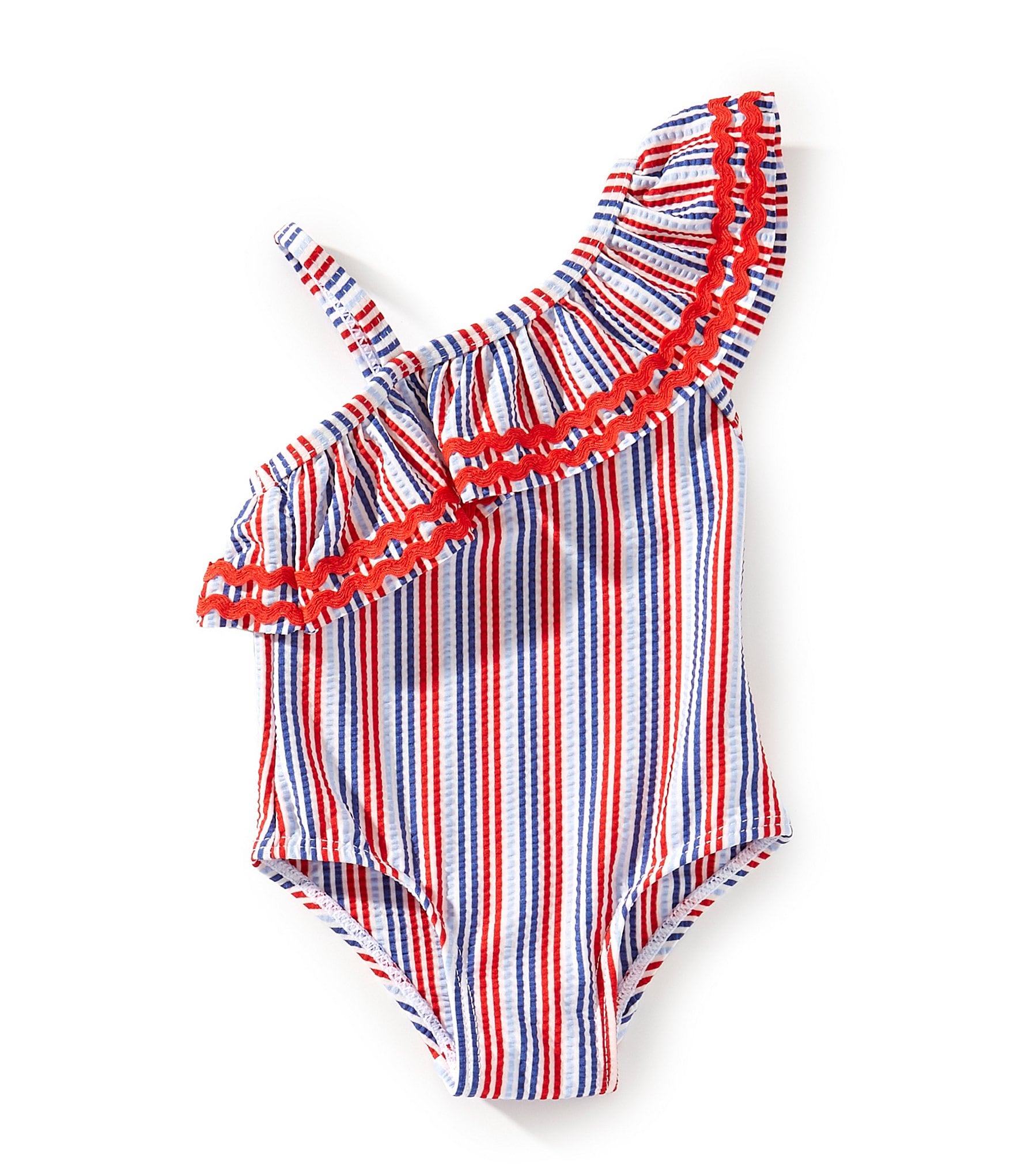 【XEXYMIX GOLF】W Seersucker Multi-pocket Flare One-Piece Adventurewear 360 Baby Girls Stripe Seersucker One-Piece