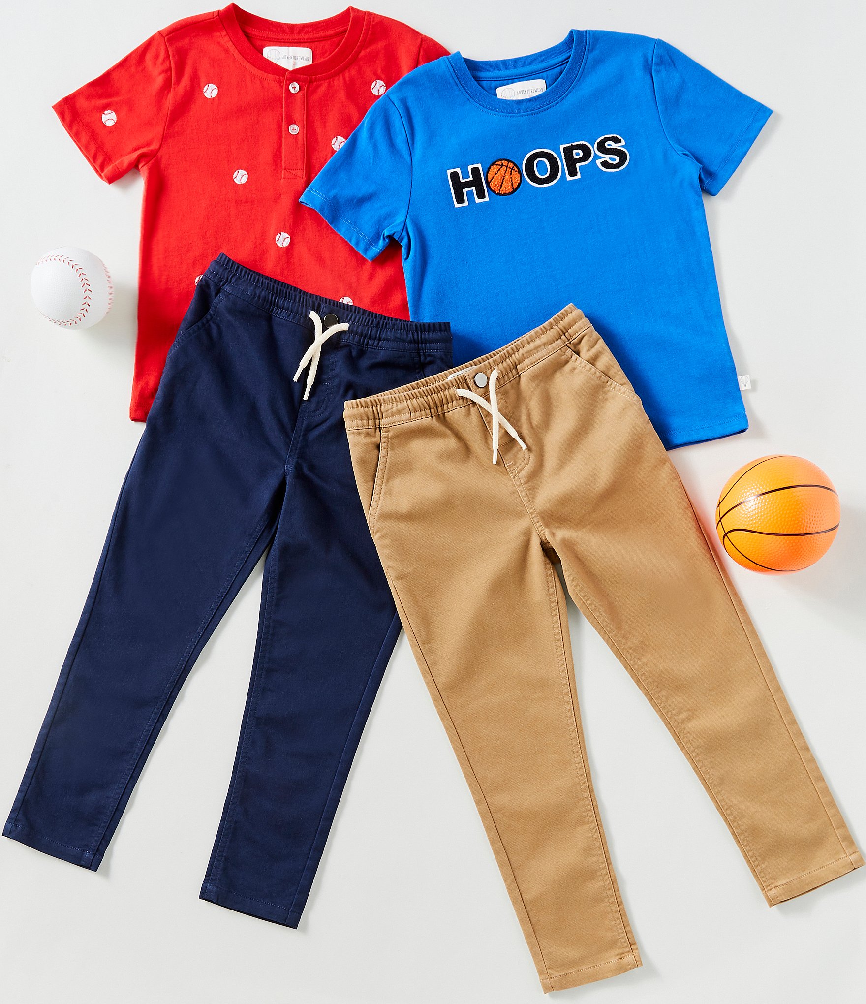 Adventurewear 360 Little Boys Baseball Schifli Henley T-Shirt