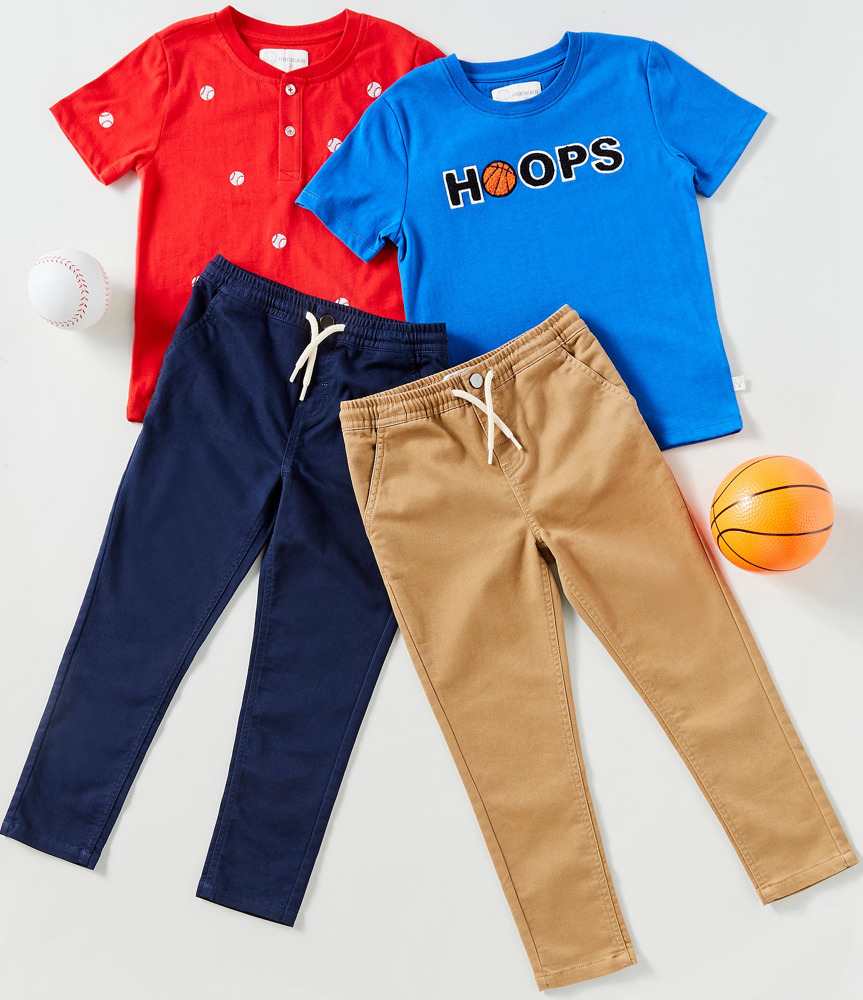 Adventurewear 360 Little Boys Buckets Crew Neck T-Shirt