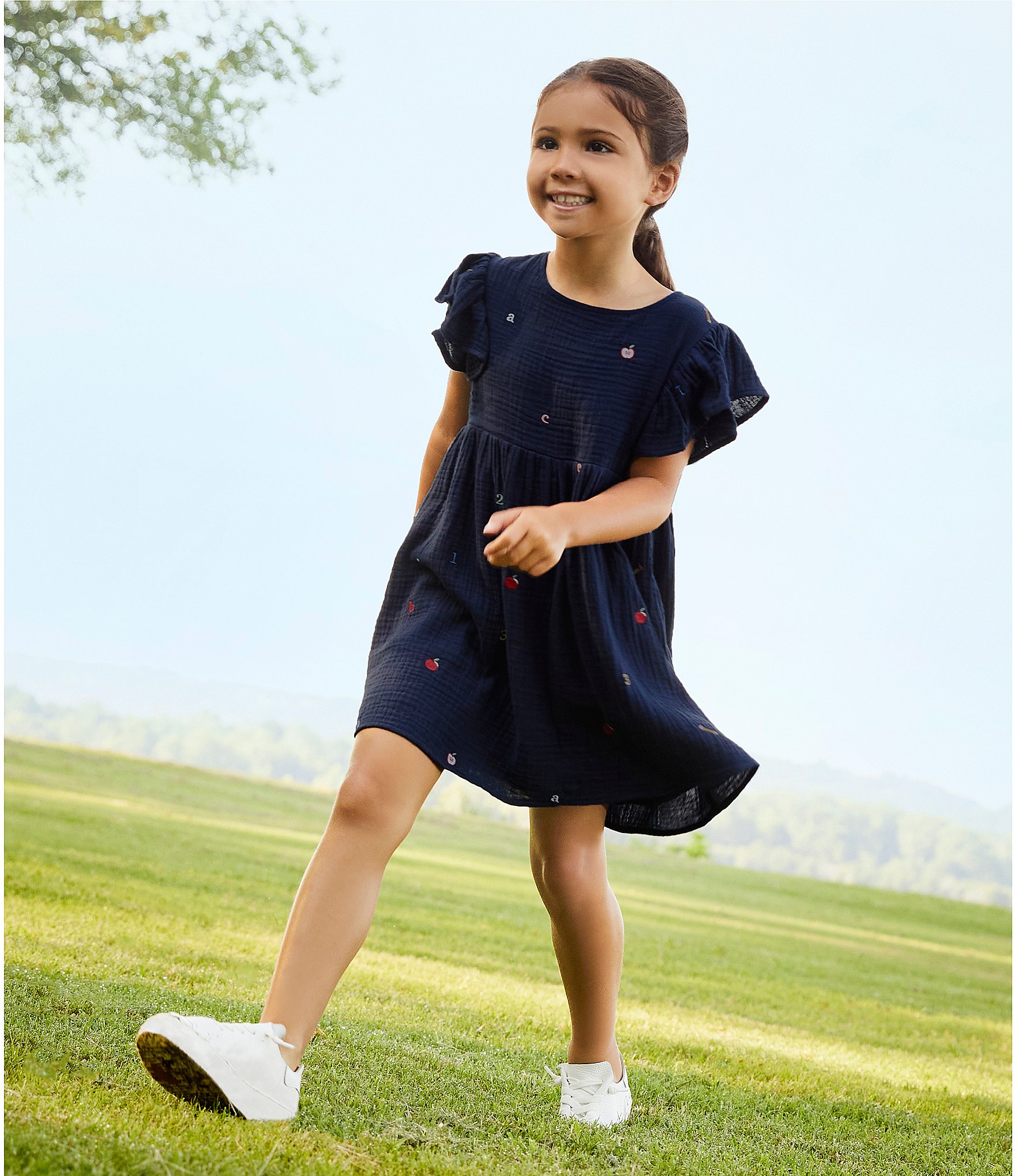 Adventurewear 360 Little Girls 2T-6X Back To School Dress