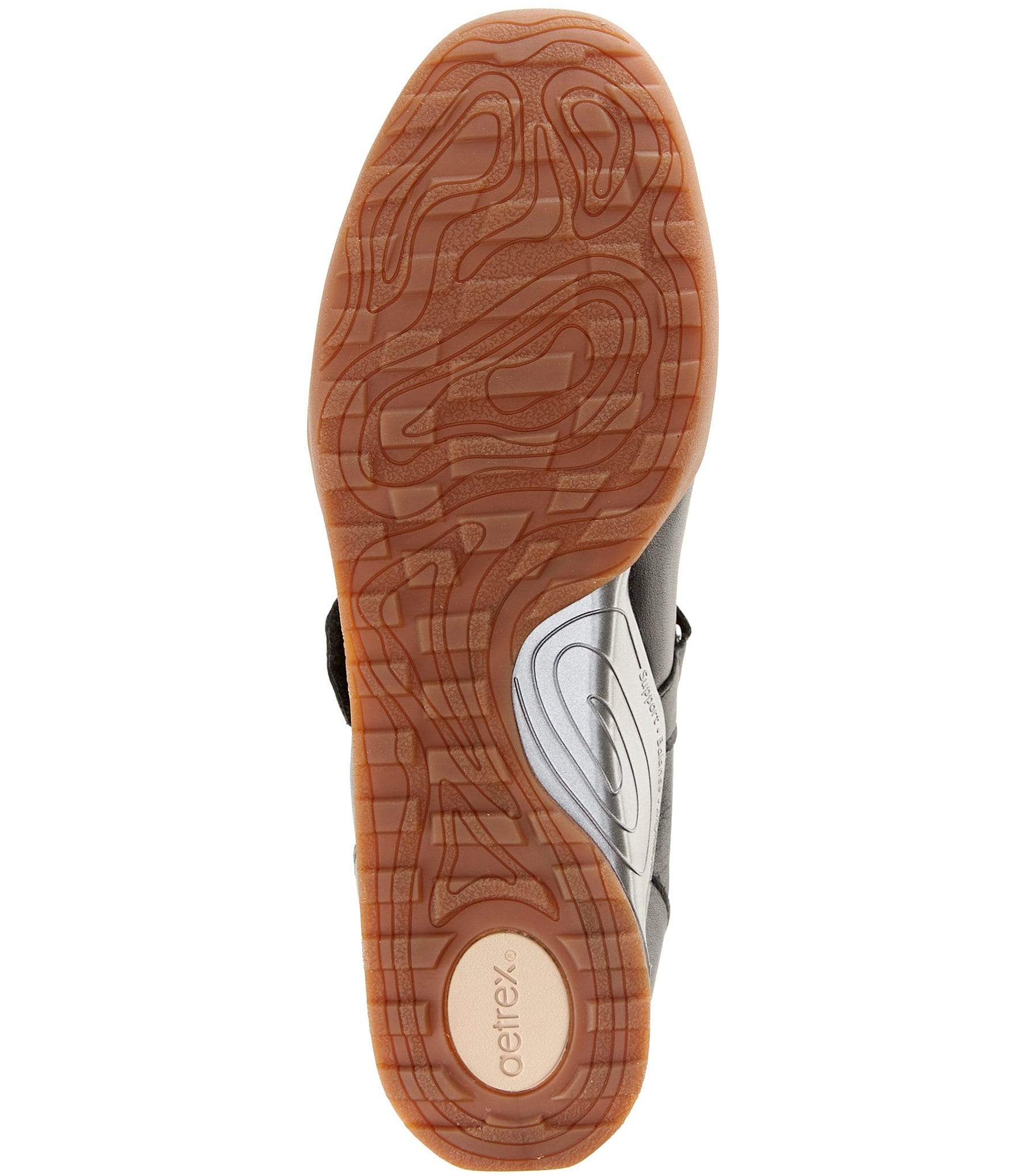 Aetrex Haley Mary Jane Leather Sneakers