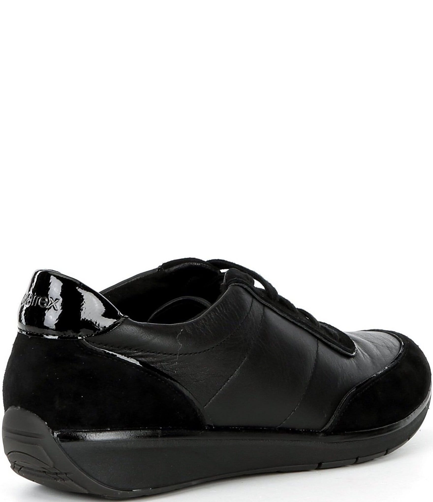 Aetrex Ivy Leather and Suede Lace Up Sneakers