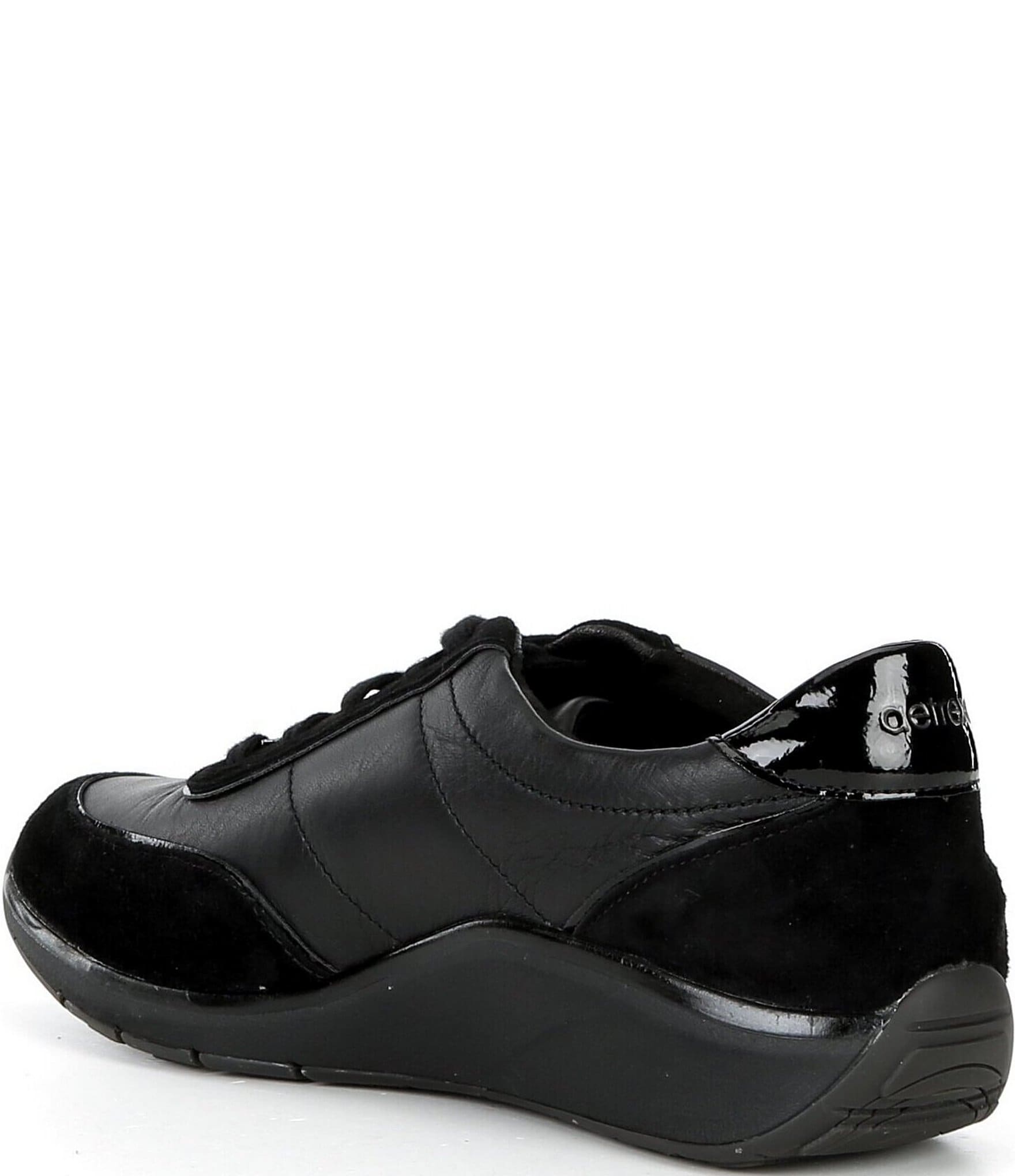 Aetrex Ivy Leather and Suede Lace Up Sneakers