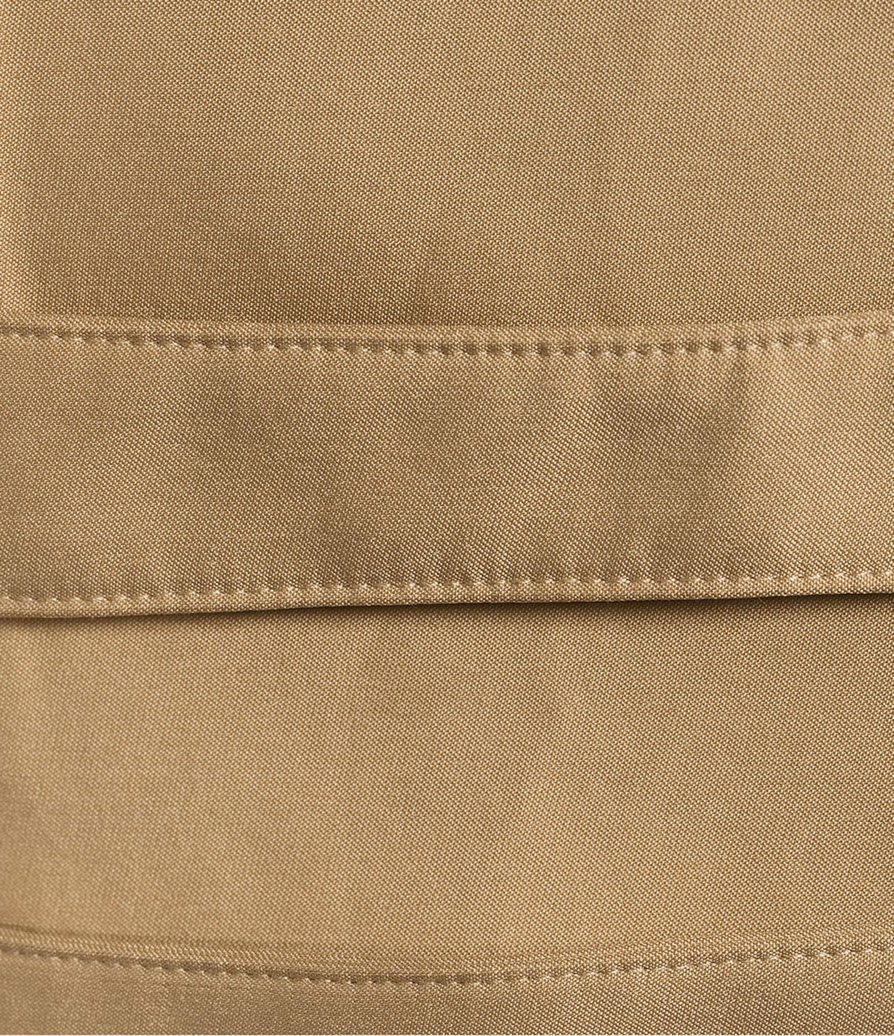 AFRM Kendra Square Neck Sleeveless Twill Bustier Top