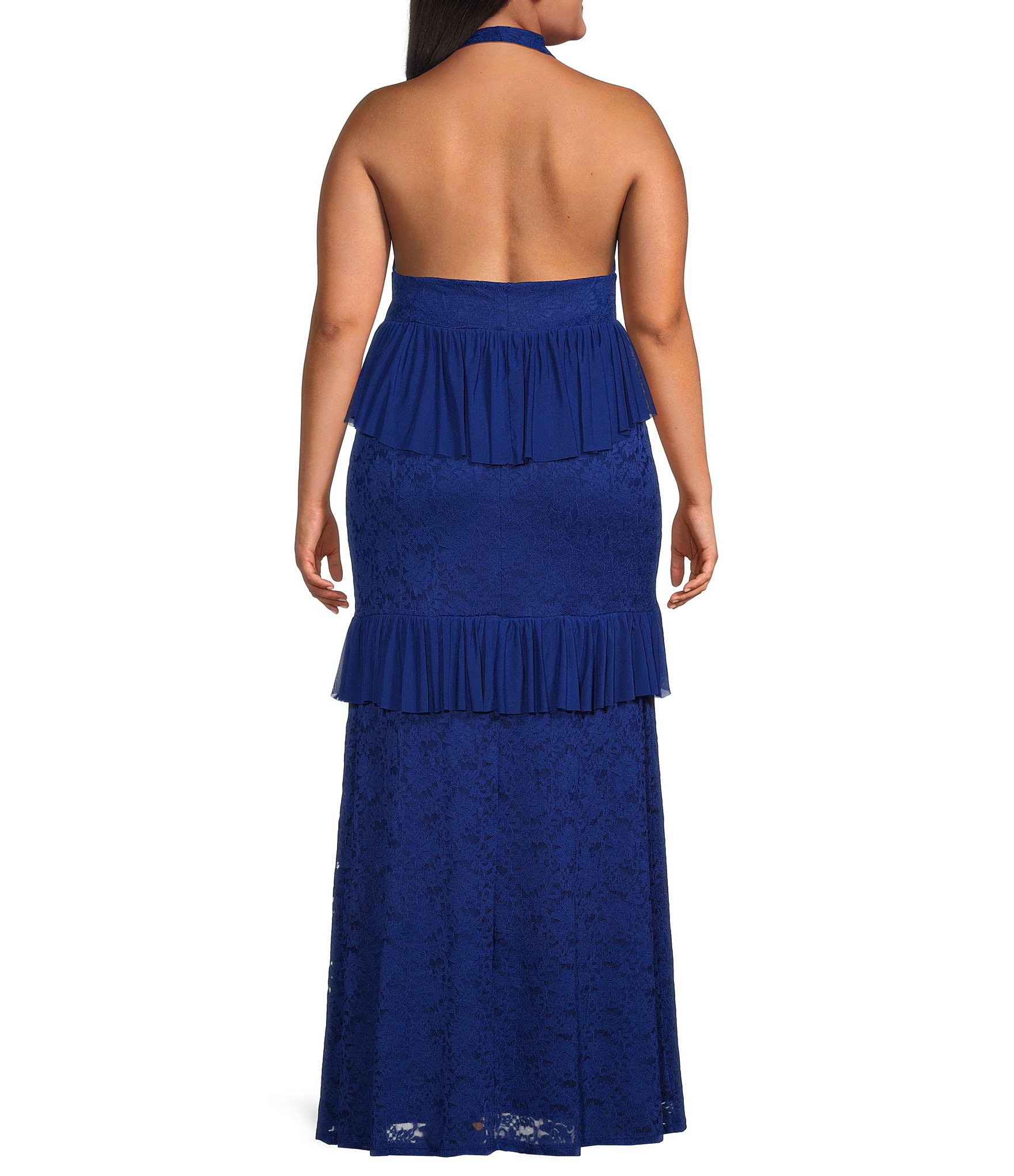 AFRM Plus Size Athens Silken Lace V-Neck Sleeveless Maxi Dress