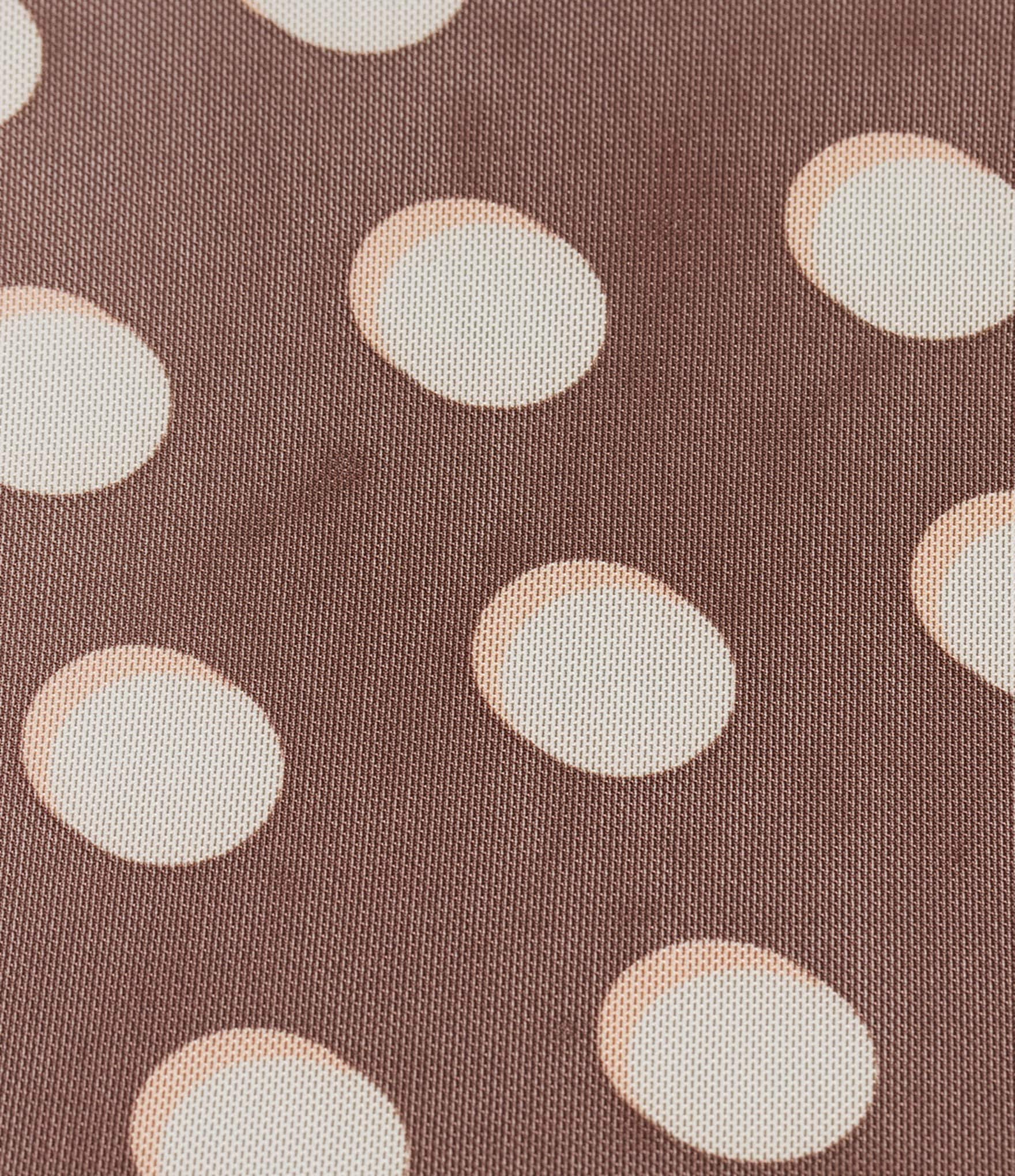 AFRM Plus Size Zadie Polka Dot Print Mock Neck Long Sleeve Mesh Top