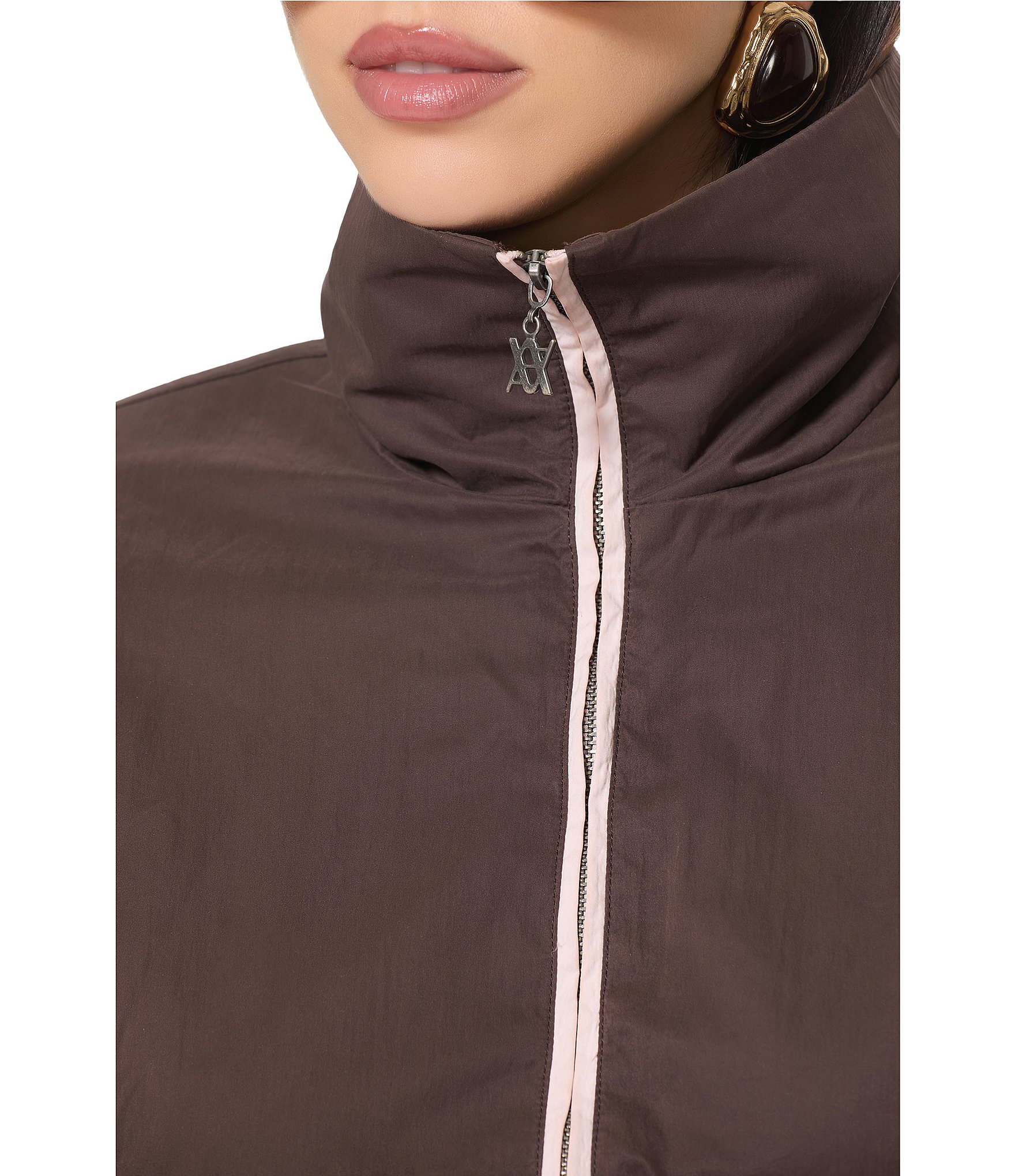 AFRM Virgo Half Zip Mock Neck Long Sleeve Coordinating Pullover