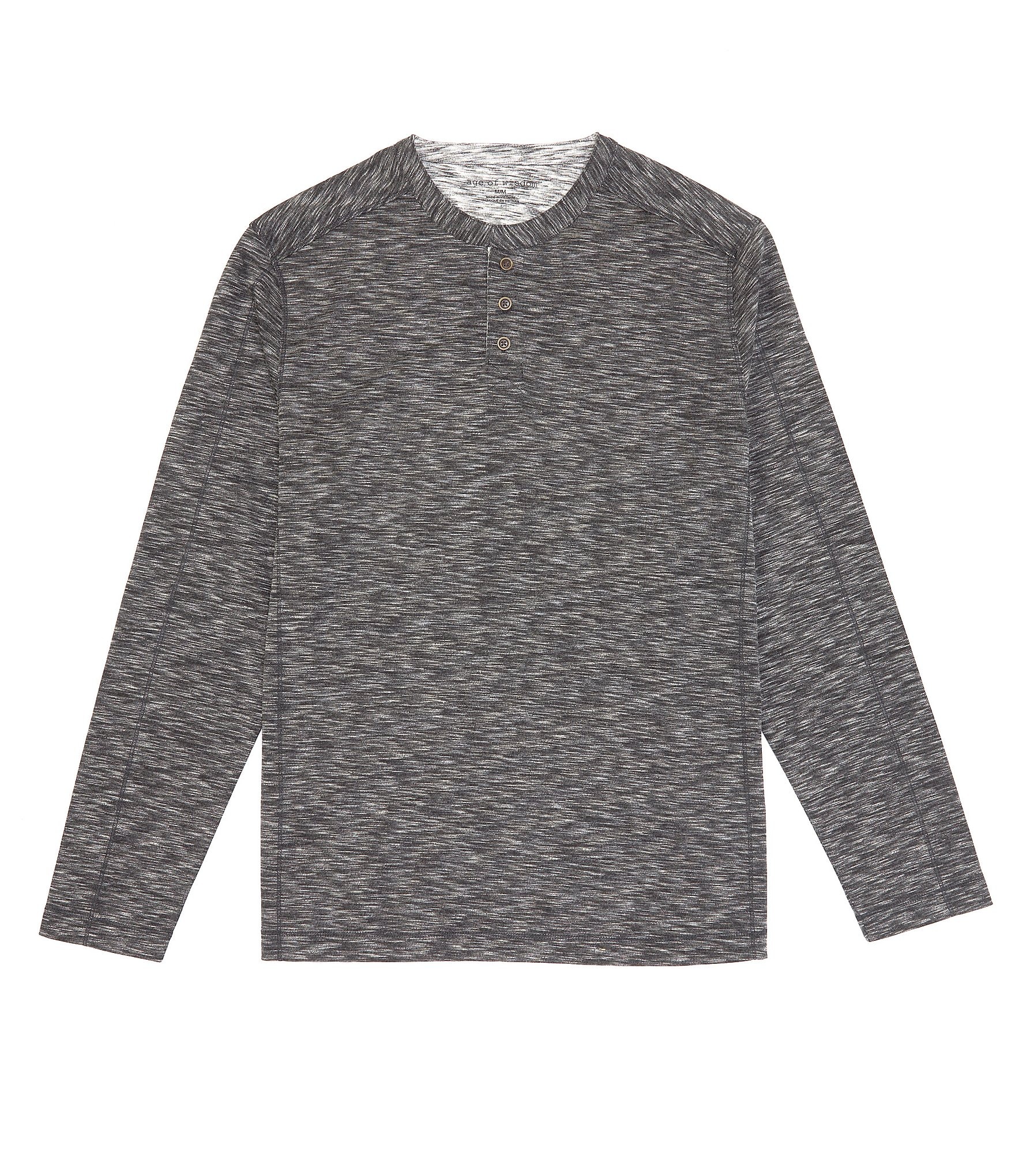 Age of Wisdom Slub Henley Shirt | Dillard's