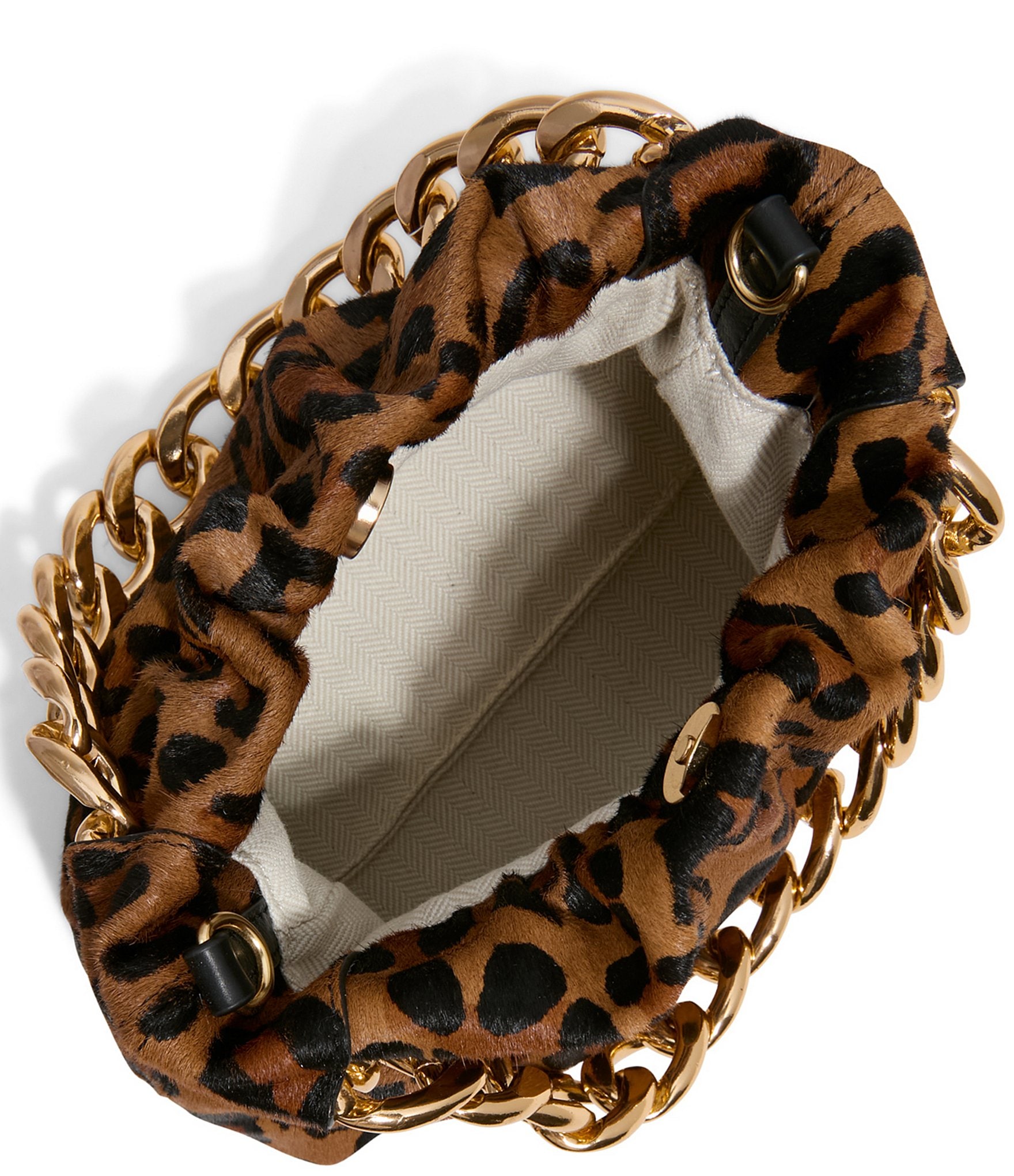 AIMEE Chain Leopard Print Shoulder Bag