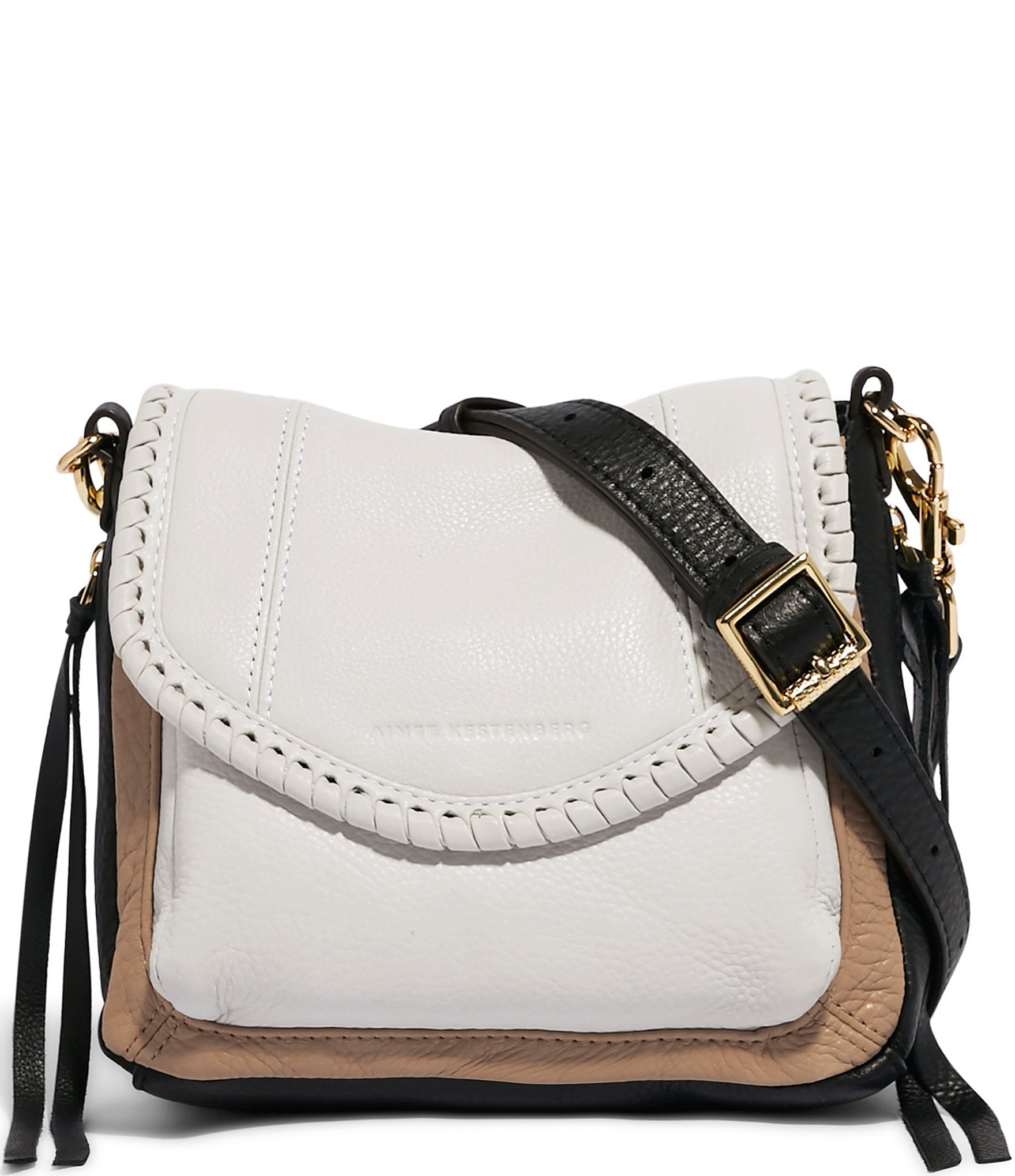 Leather Colorblock Crossbody Bag – The Renowned Shop