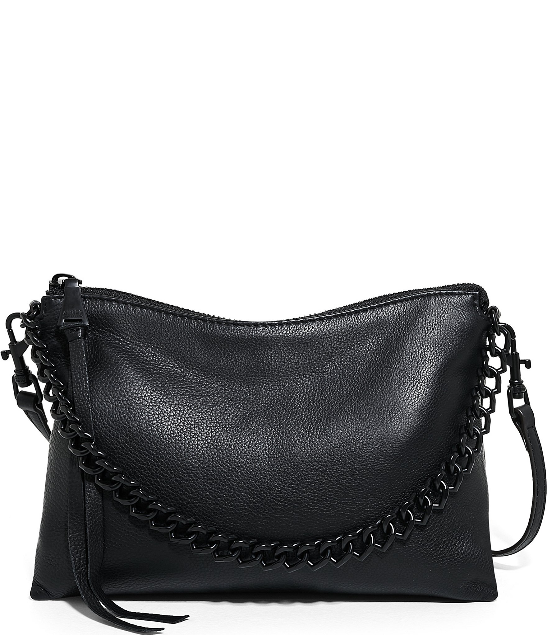 Aimee Kestenberg Solid Black Mystro Heart Convertible Crossbody Bag ...